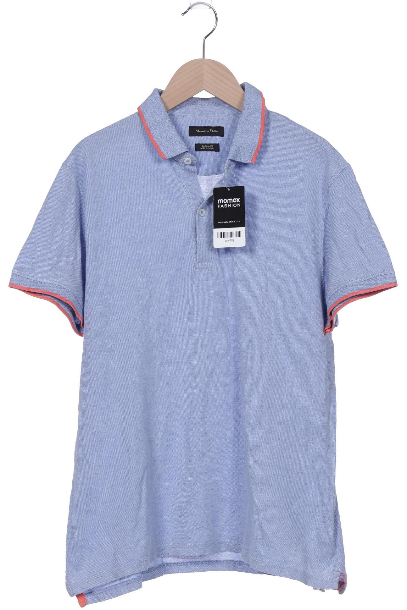 

Massimo Dutti Herren Poloshirt, hellblau, Gr. 52
