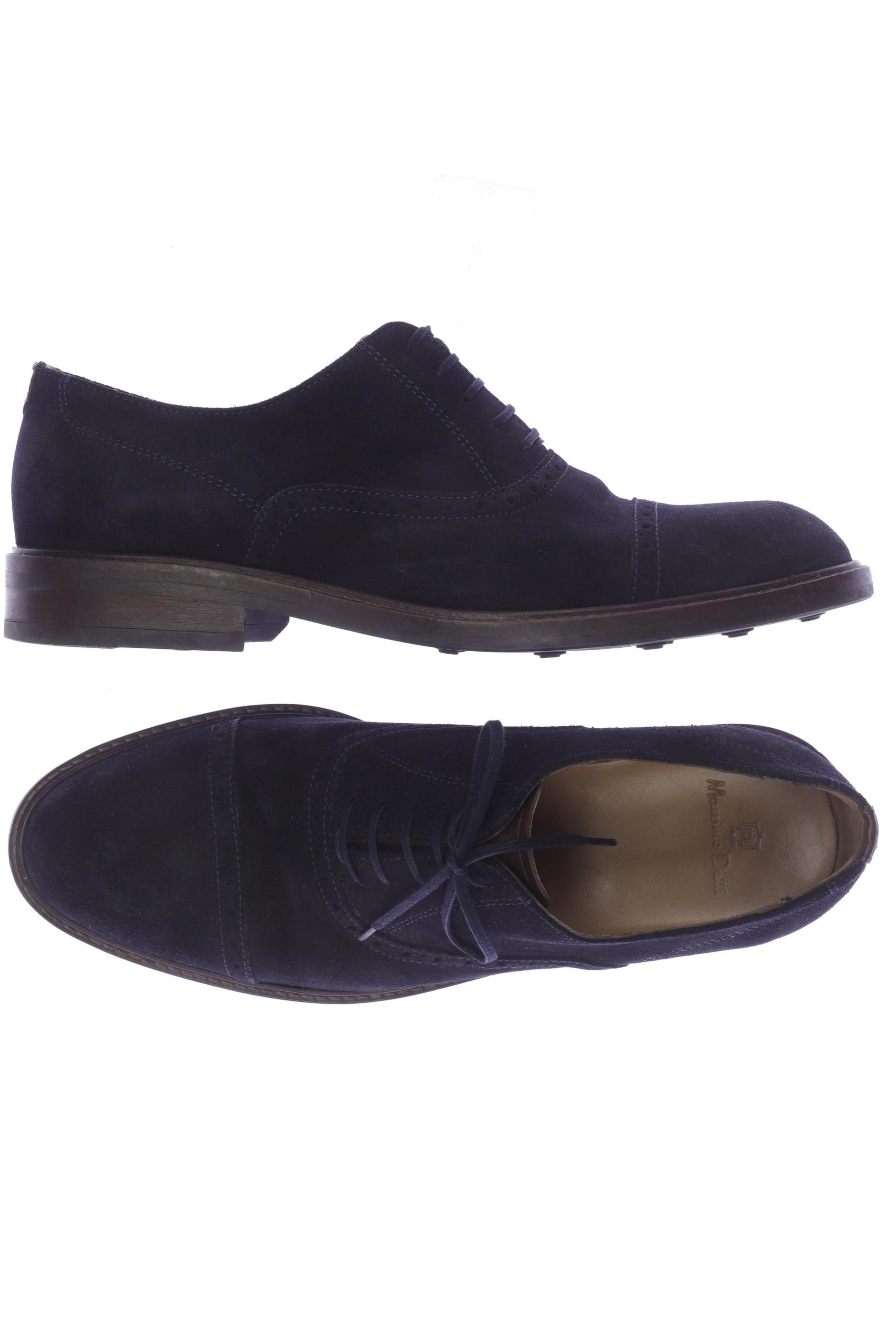

Massimo Dutti Herren Halbschuh, marineblau, Gr. 44