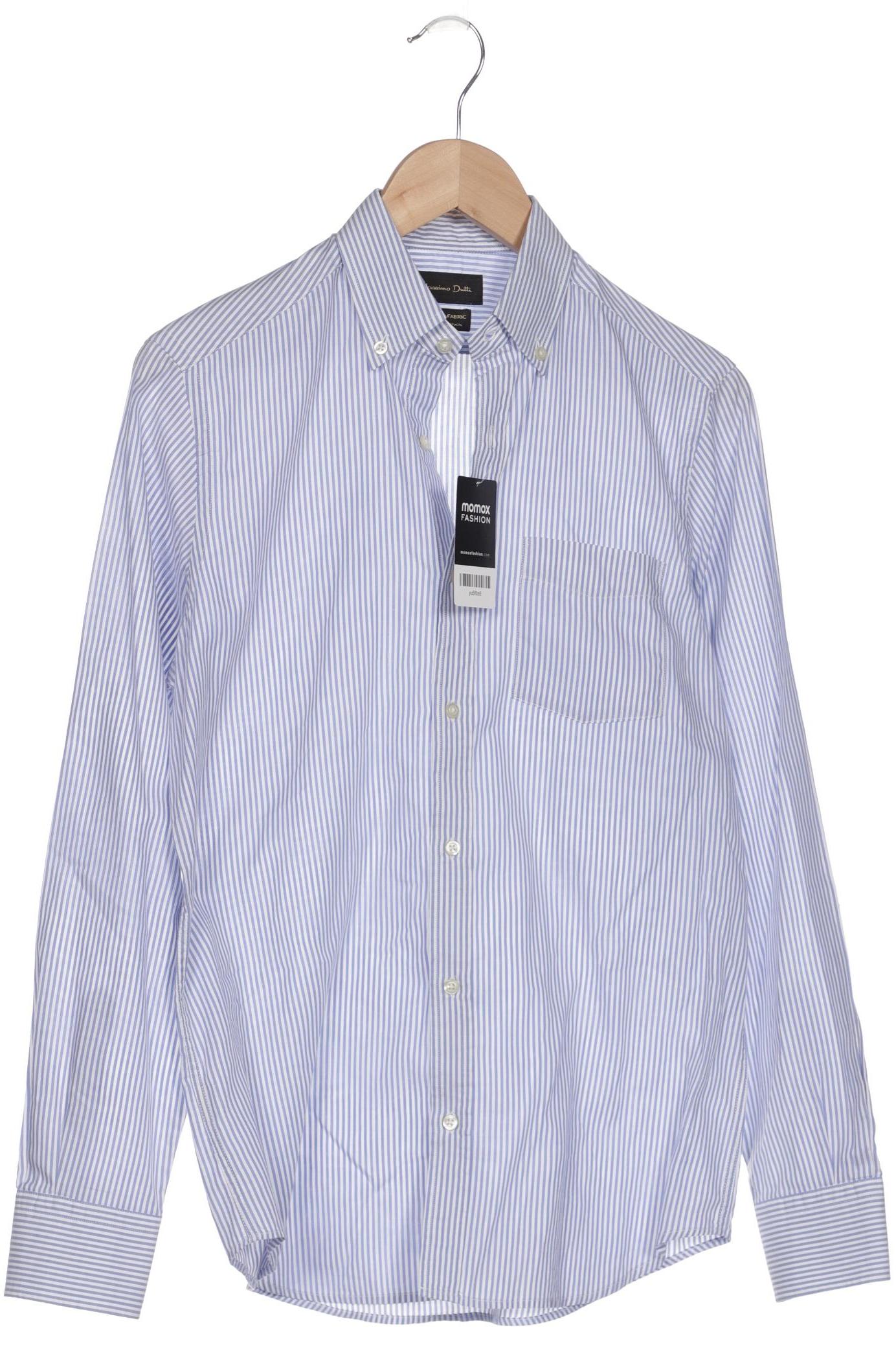 

Massimo Dutti Herren Hemd, hellblau, Gr. 46