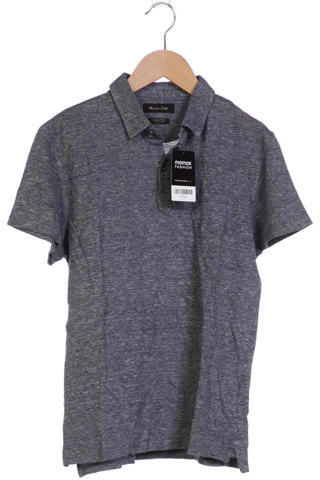 

Massimo Dutti Herren Poloshirt, marineblau, Gr. 48