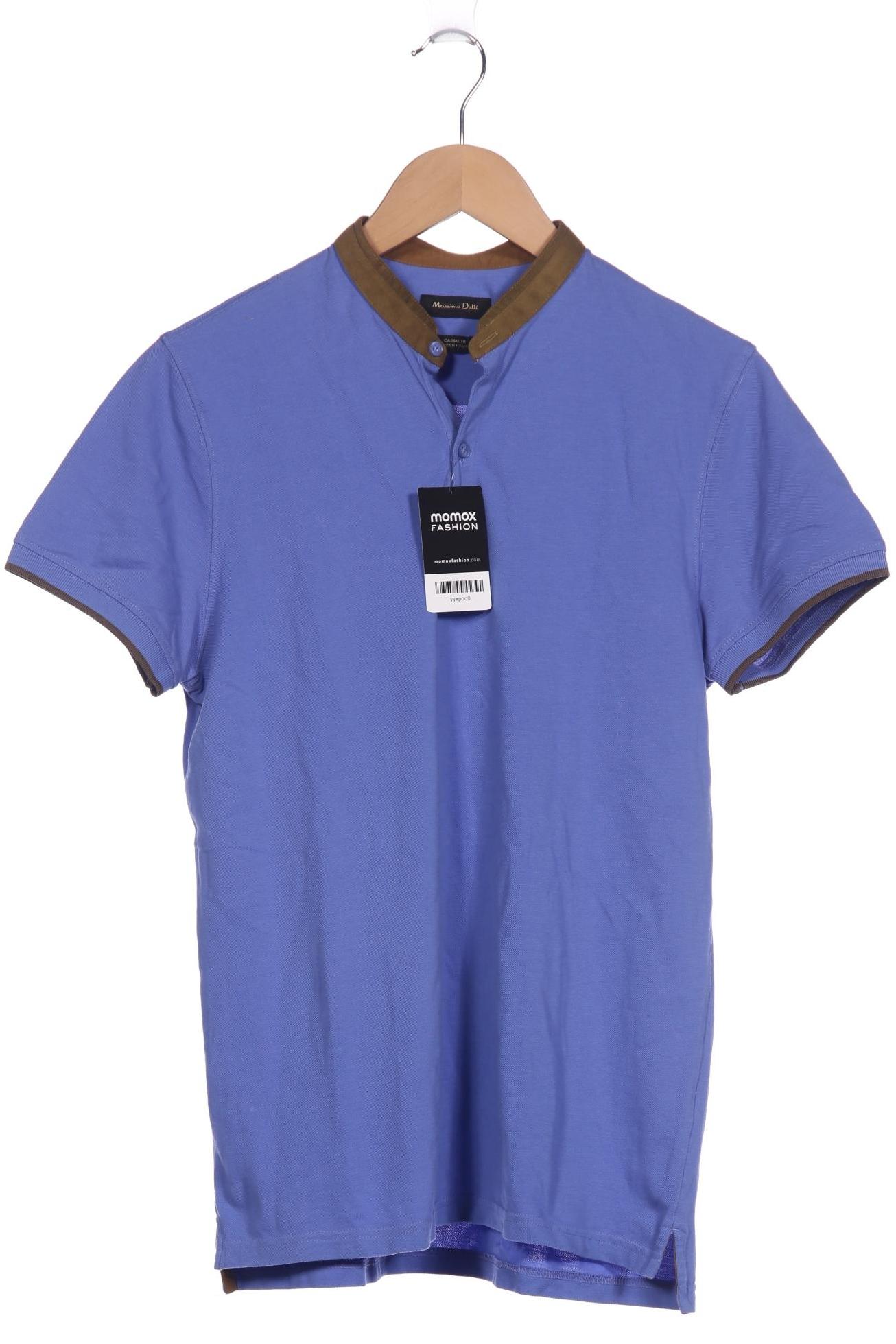

Massimo Dutti Herren T-Shirt, blau, Gr. 48