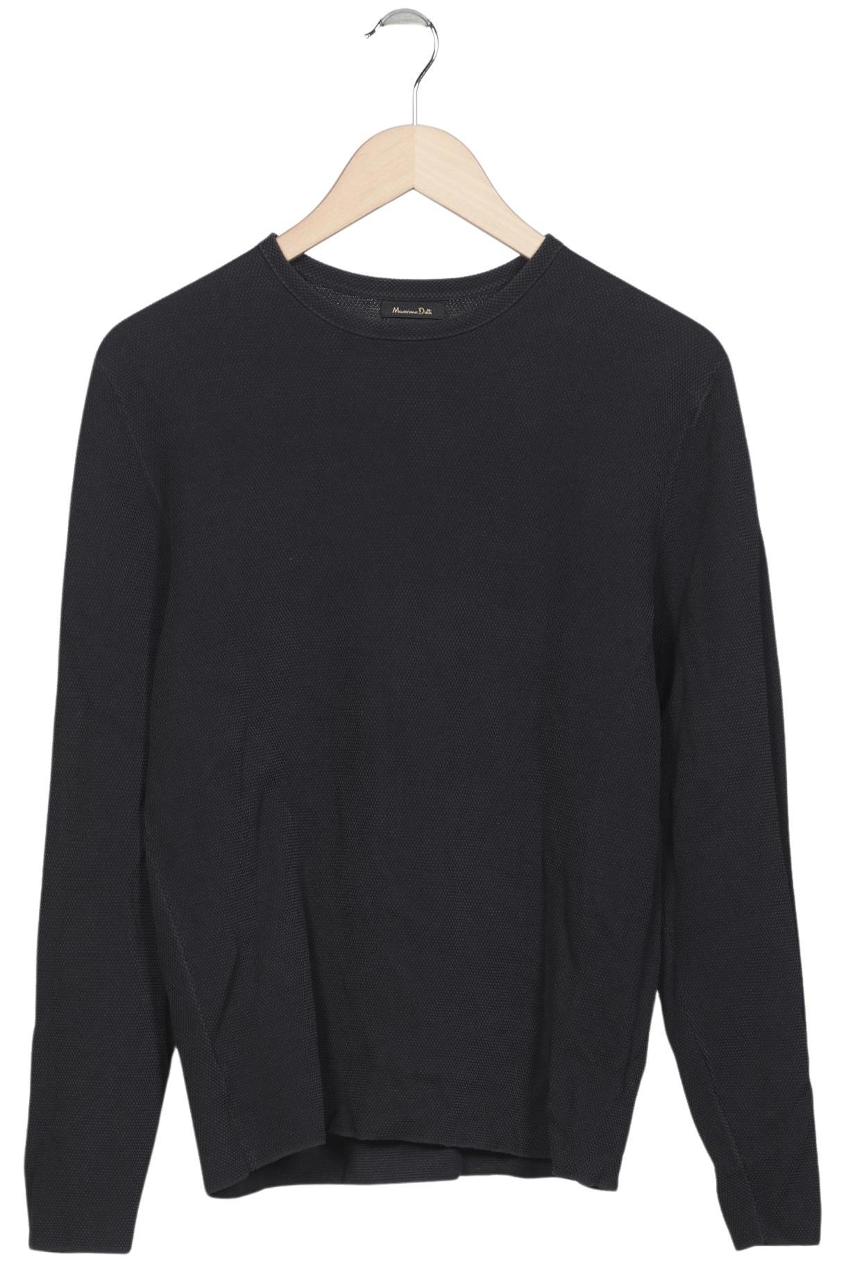 

Massimo Dutti Herren Pullover, marineblau, Gr. 48