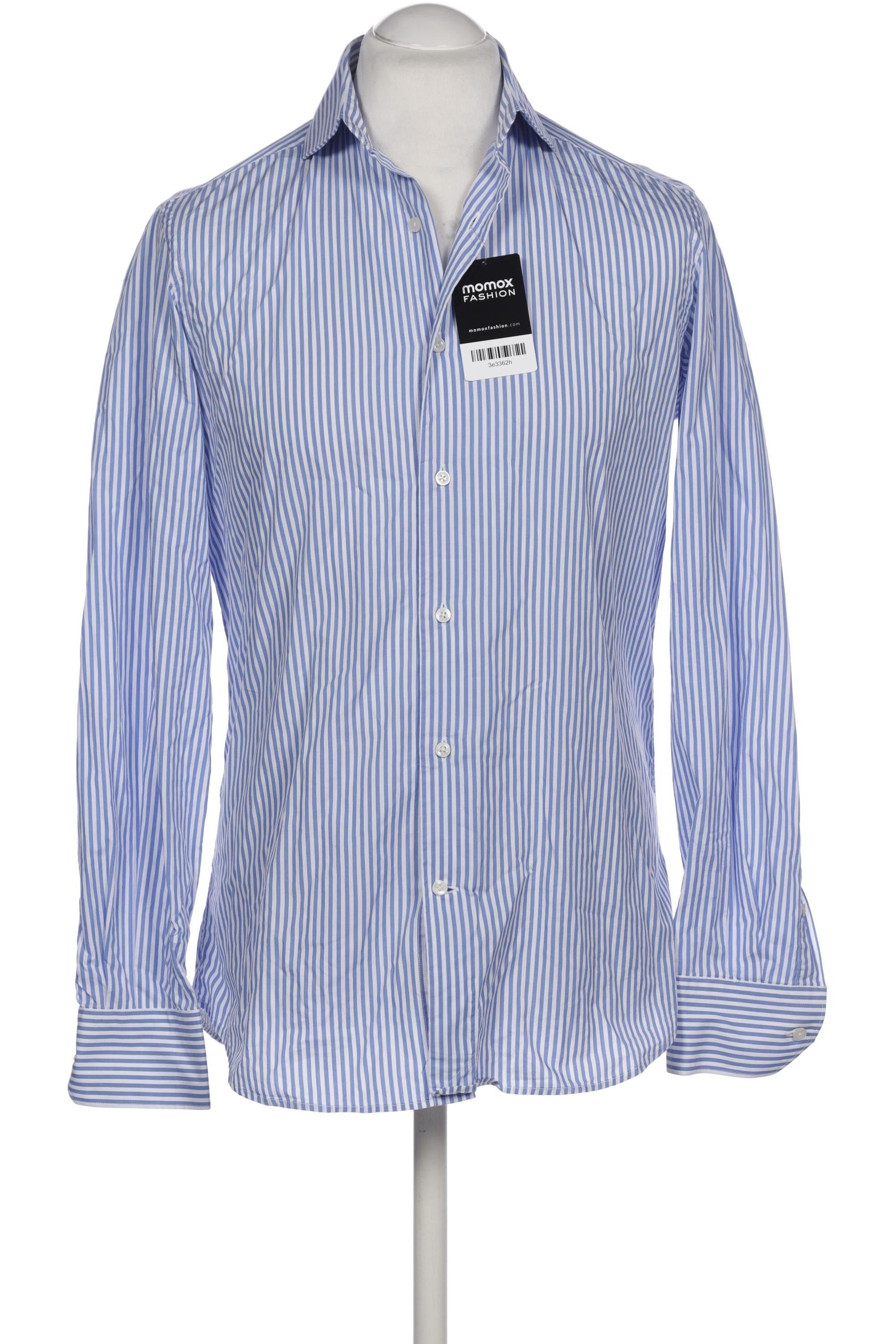 

Massimo Dutti Herren Hemd, blau, Gr. 48