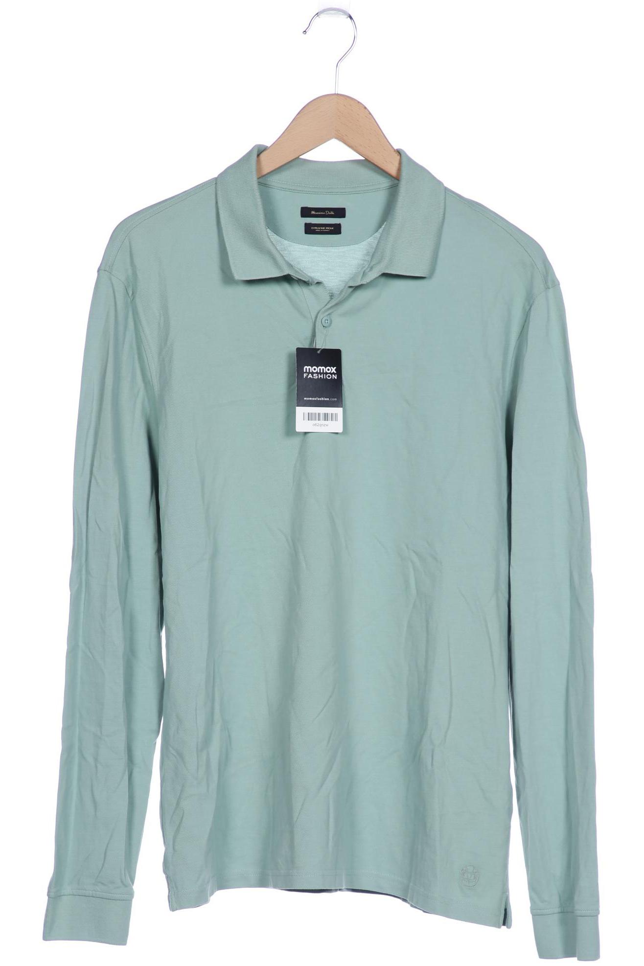 

Massimo Dutti Herren Poloshirt, hellgrün, Gr. 54