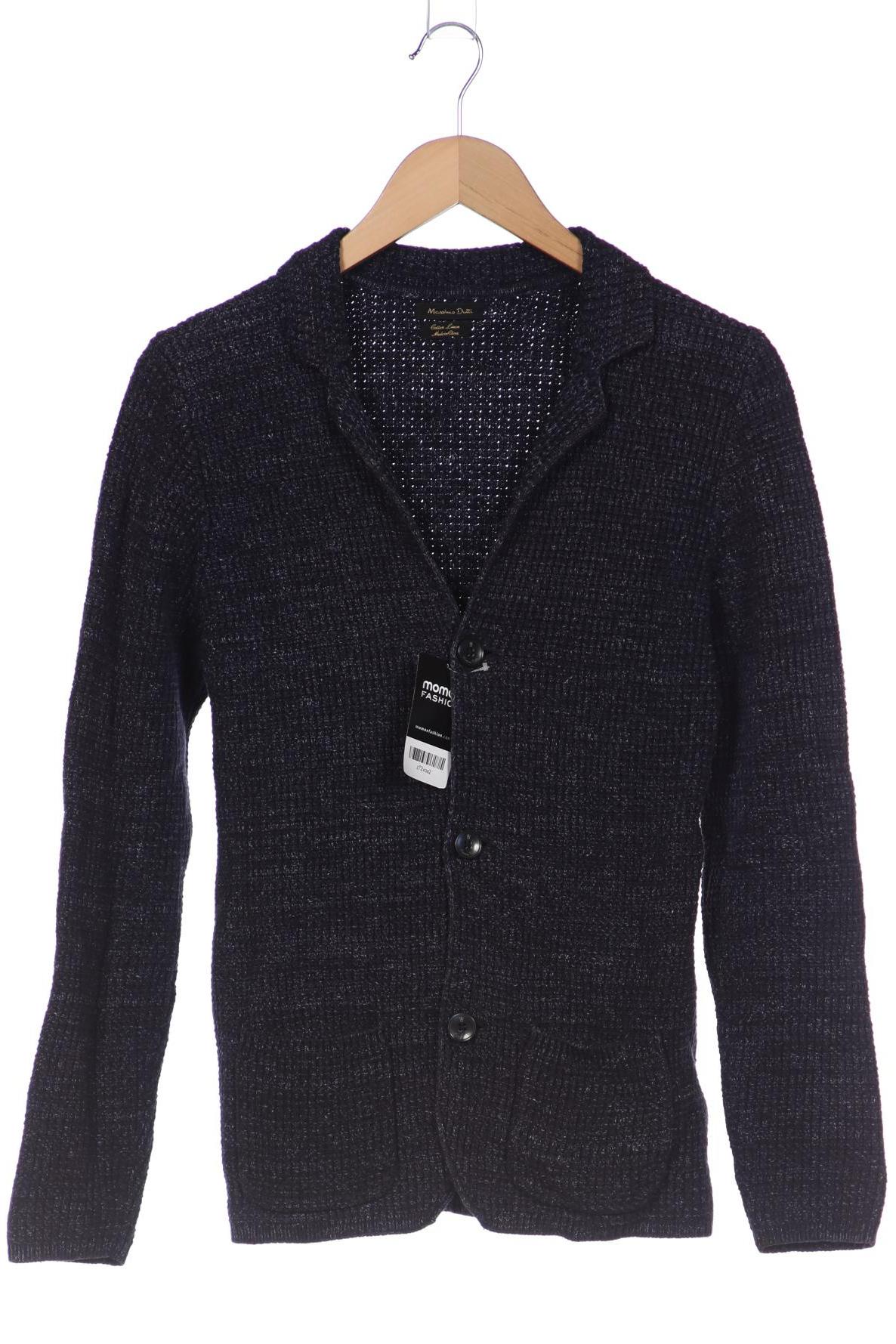 

Massimo Dutti Herren Strickjacke, marineblau, Gr. 48