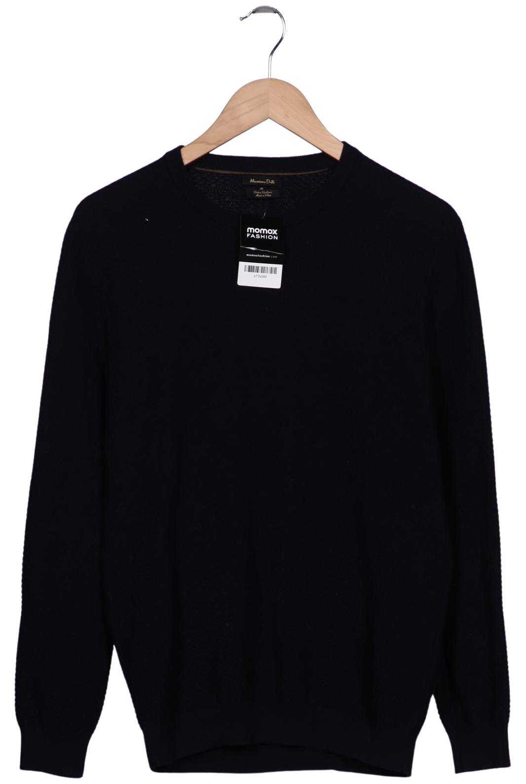 

Massimo Dutti Herren Pullover, marineblau, Gr. 64