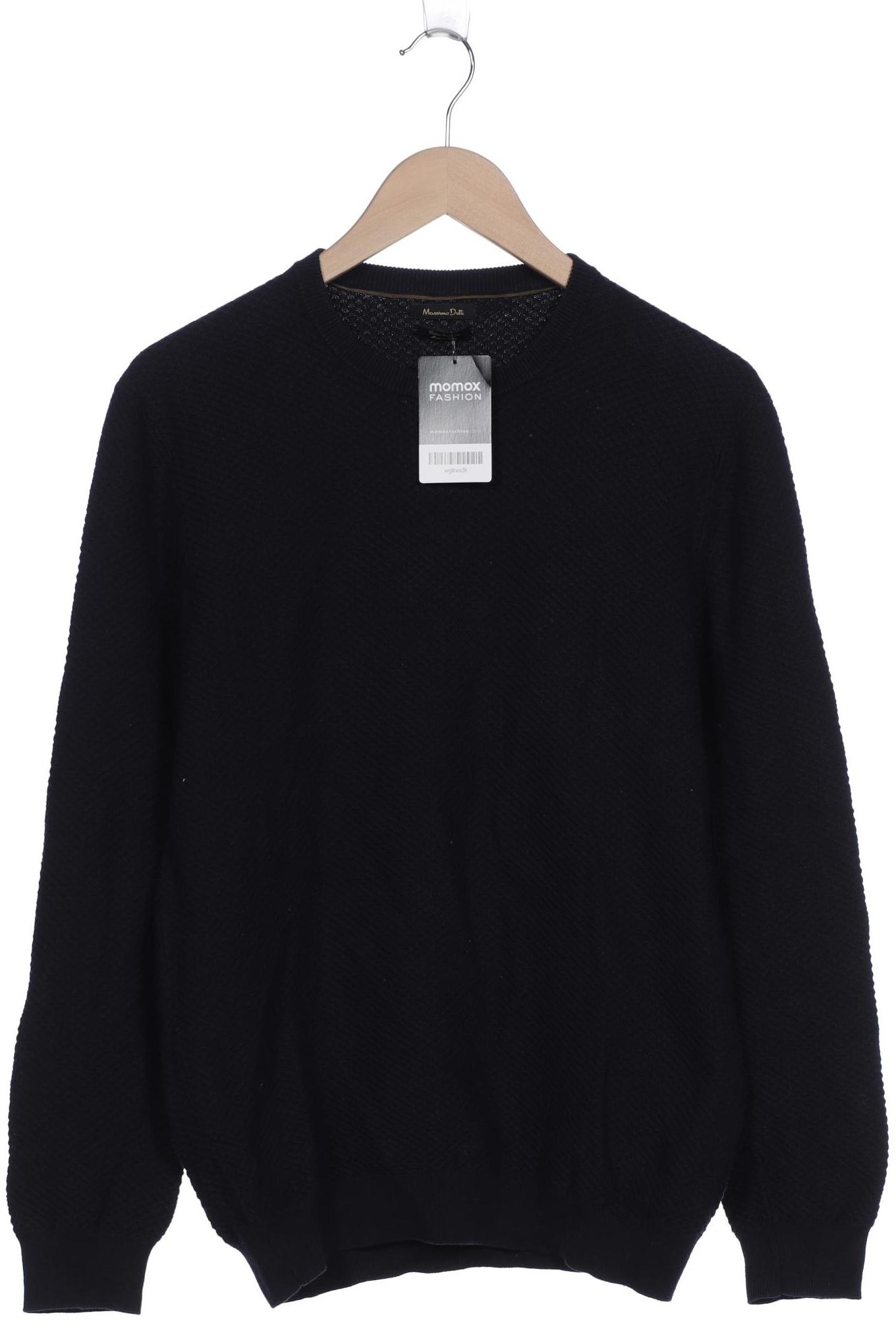 

Massimo Dutti Herren Pullover, marineblau, Gr. 54