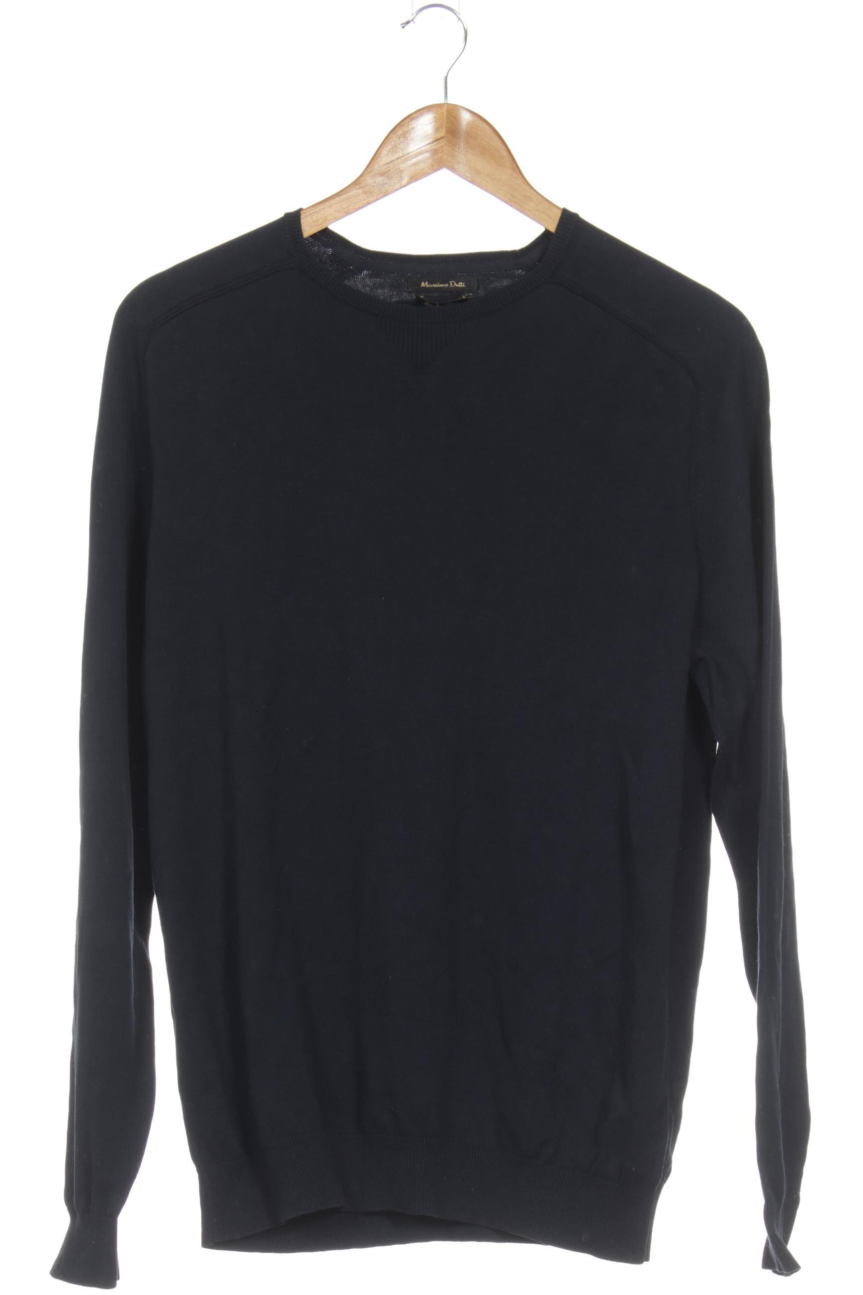 

Massimo Dutti Herren Pullover, blau, Gr. 52