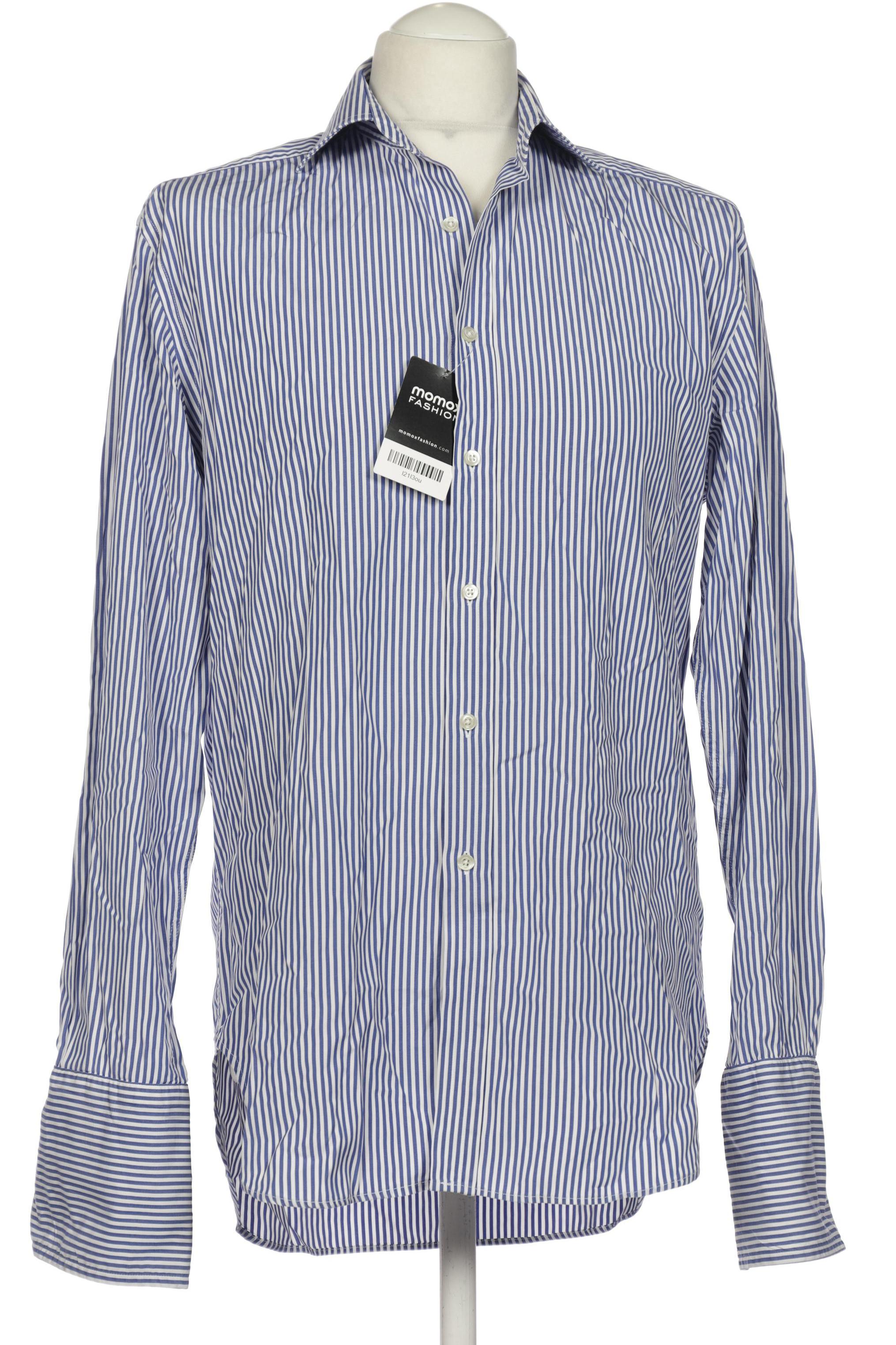 

Massimo Dutti Herren Hemd, blau, Gr. 50