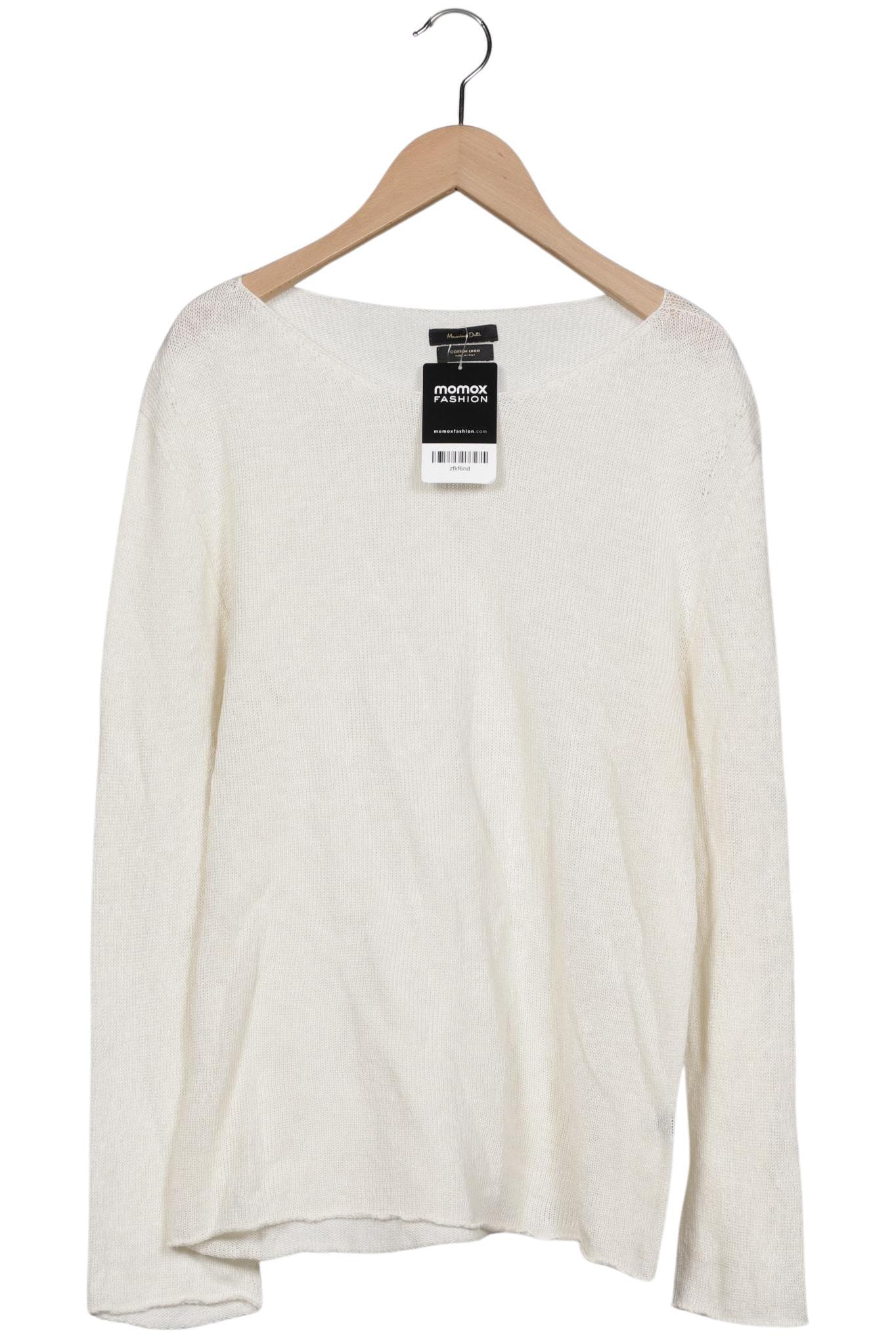 

Massimo Dutti Herren Pullover, cremeweiß, Gr. 46