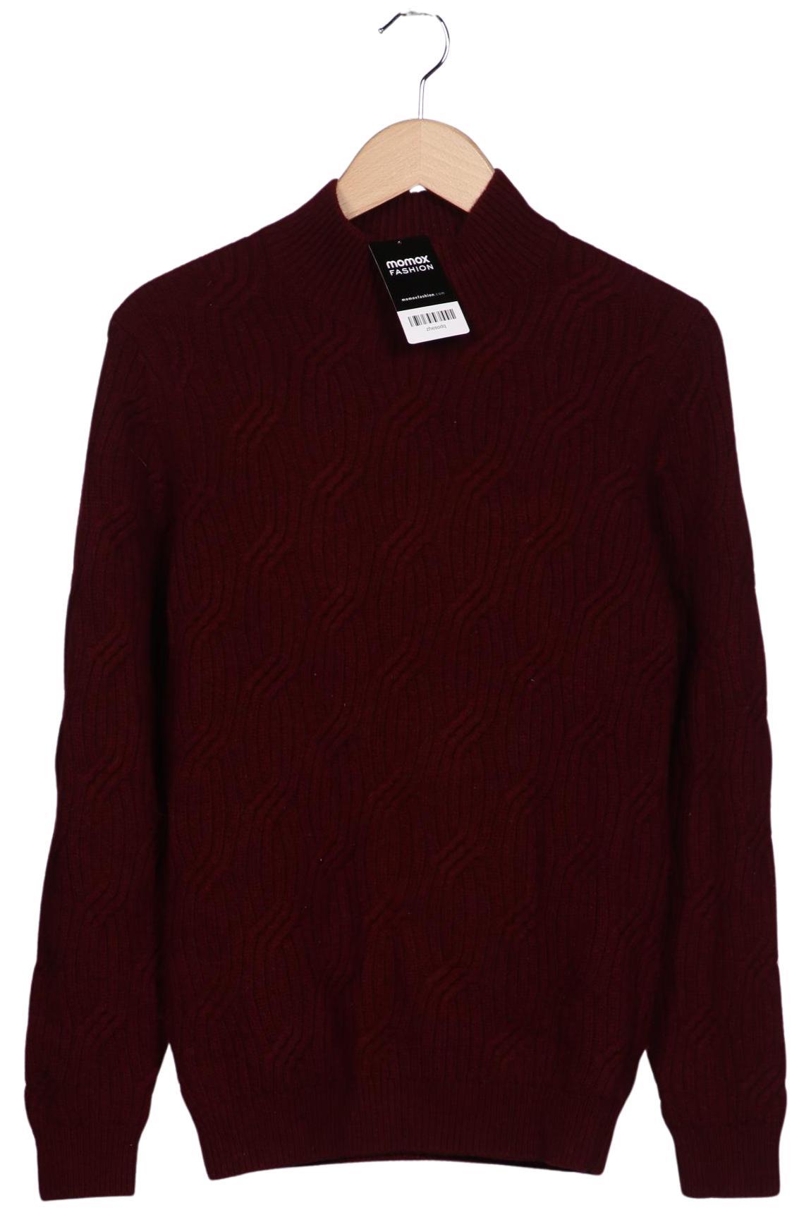 

Massimo Dutti Herren Pullover, bordeaux, Gr. 46