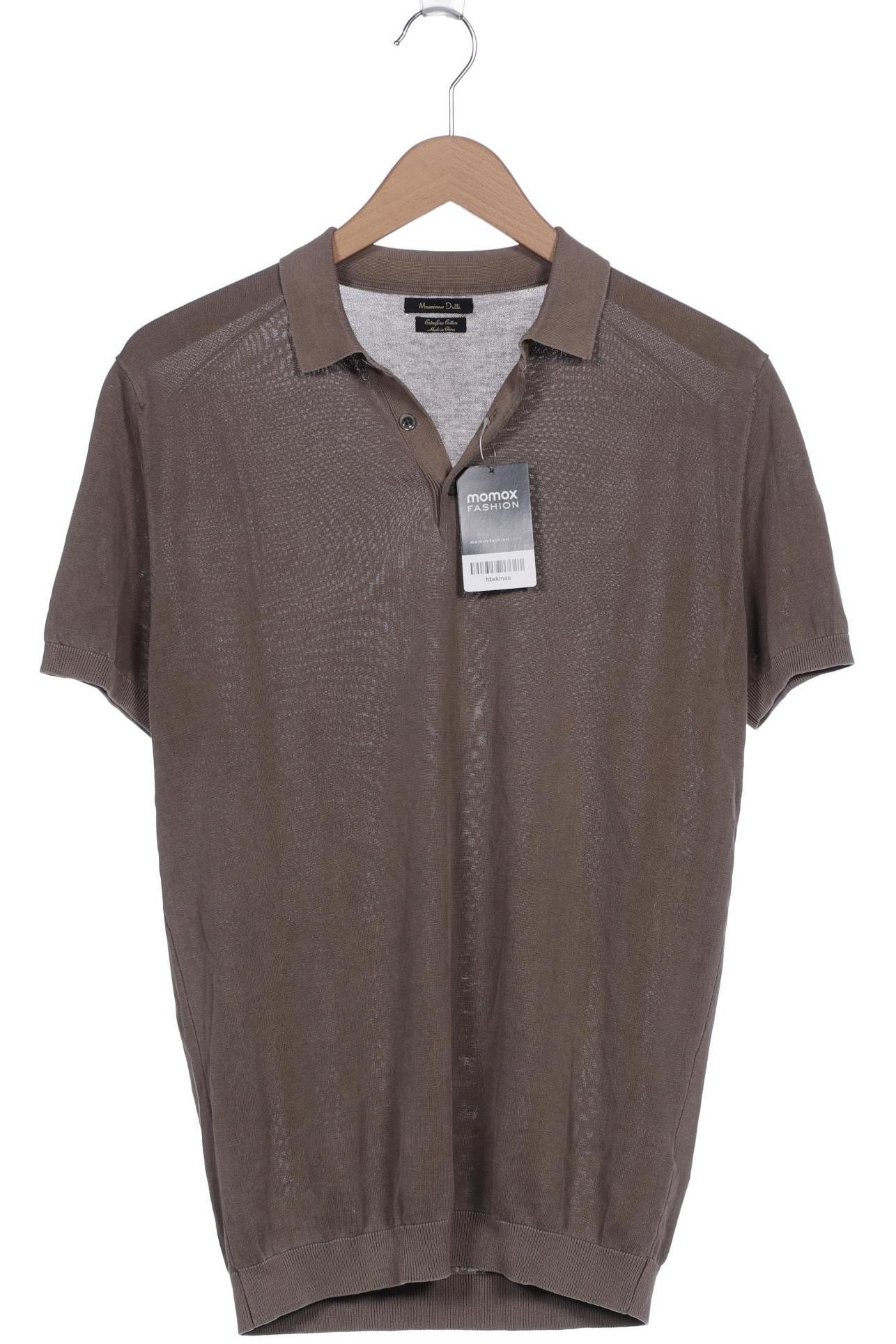 

Massimo Dutti Herren Poloshirt, braun, Gr. 52