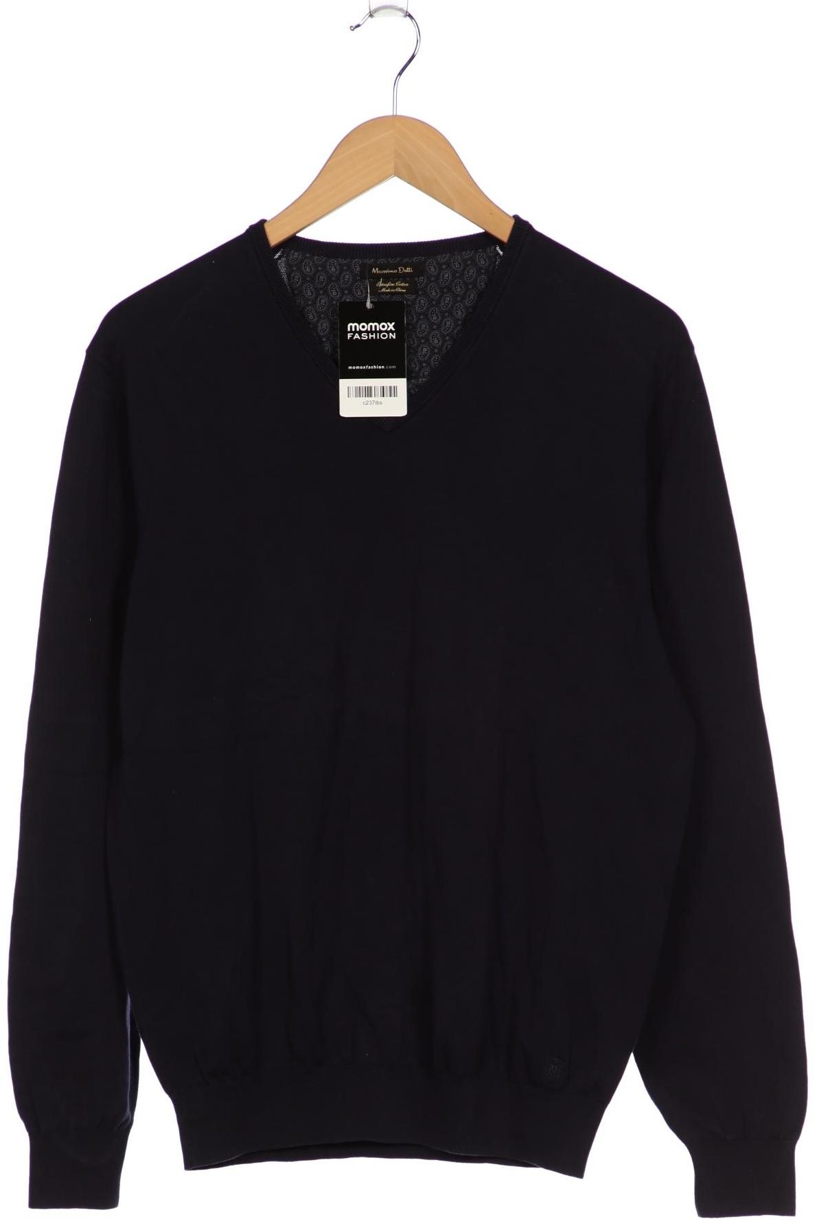 

Massimo Dutti Herren Pullover, marineblau, Gr. 54