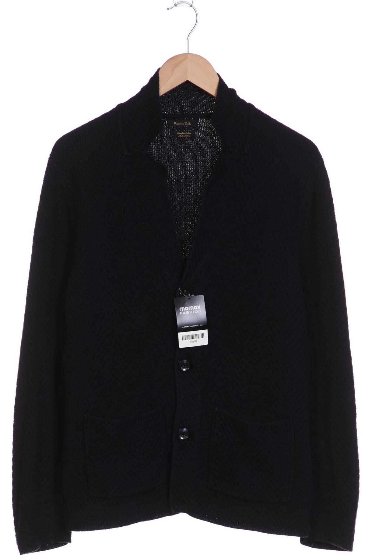 

Massimo Dutti Herren Strickjacke, marineblau, Gr. 48