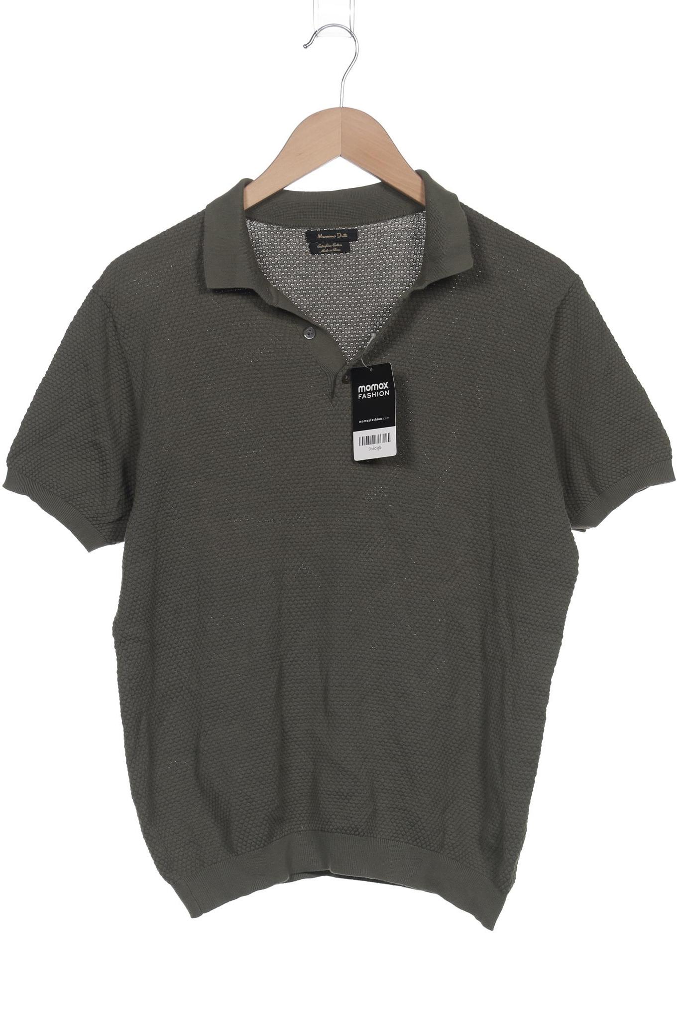 

Massimo Dutti Herren Poloshirt, grün, Gr. 48