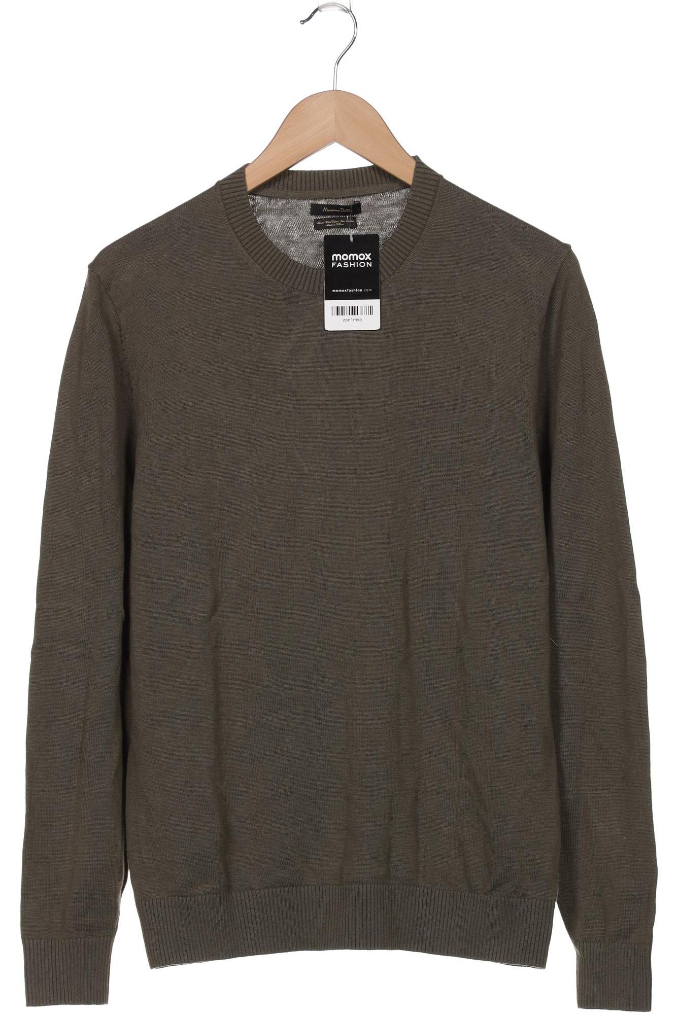 

Massimo Dutti Herren Pullover, grün, Gr. 52