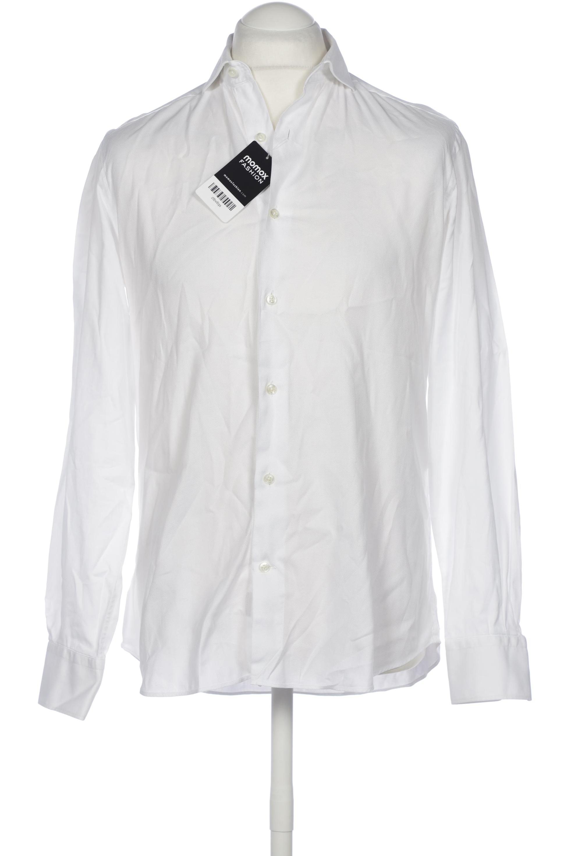 

Massimo Dutti Herren Hemd, weiß, Gr. 50