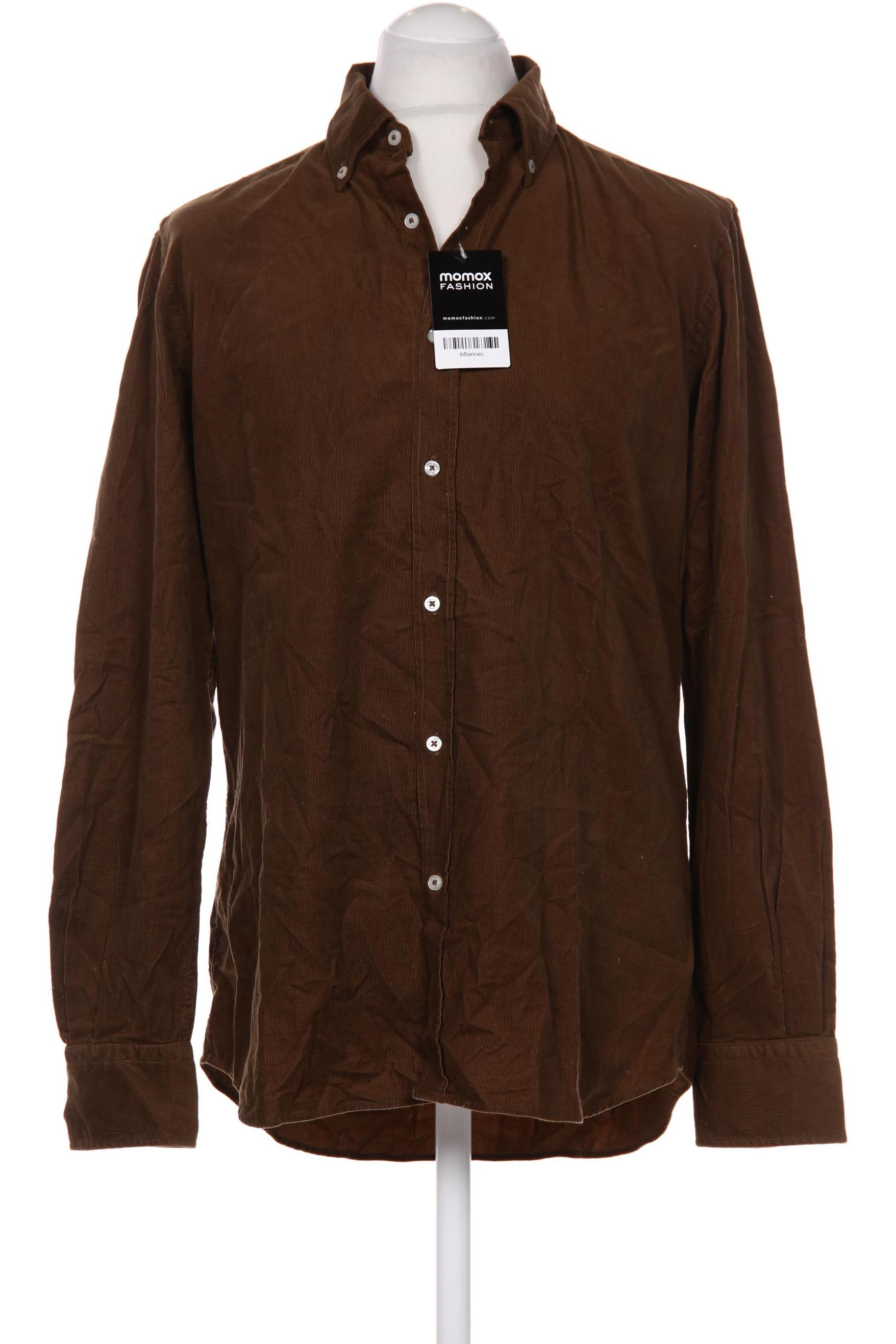

Massimo Dutti Herren Hemd, braun, Gr. 52