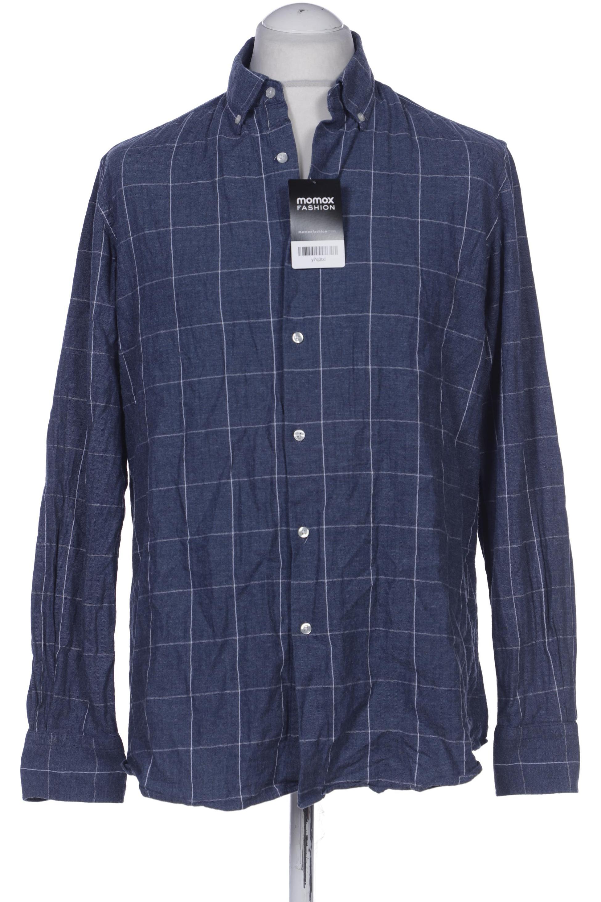 

Massimo Dutti Herren Hemd, marineblau, Gr. 52