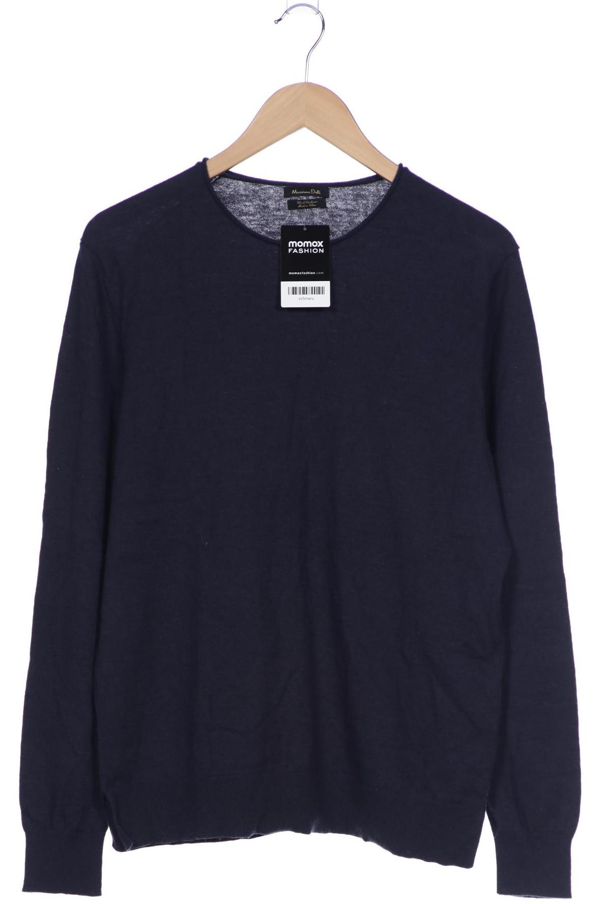 

Massimo Dutti Herren Pullover, marineblau, Gr. 52