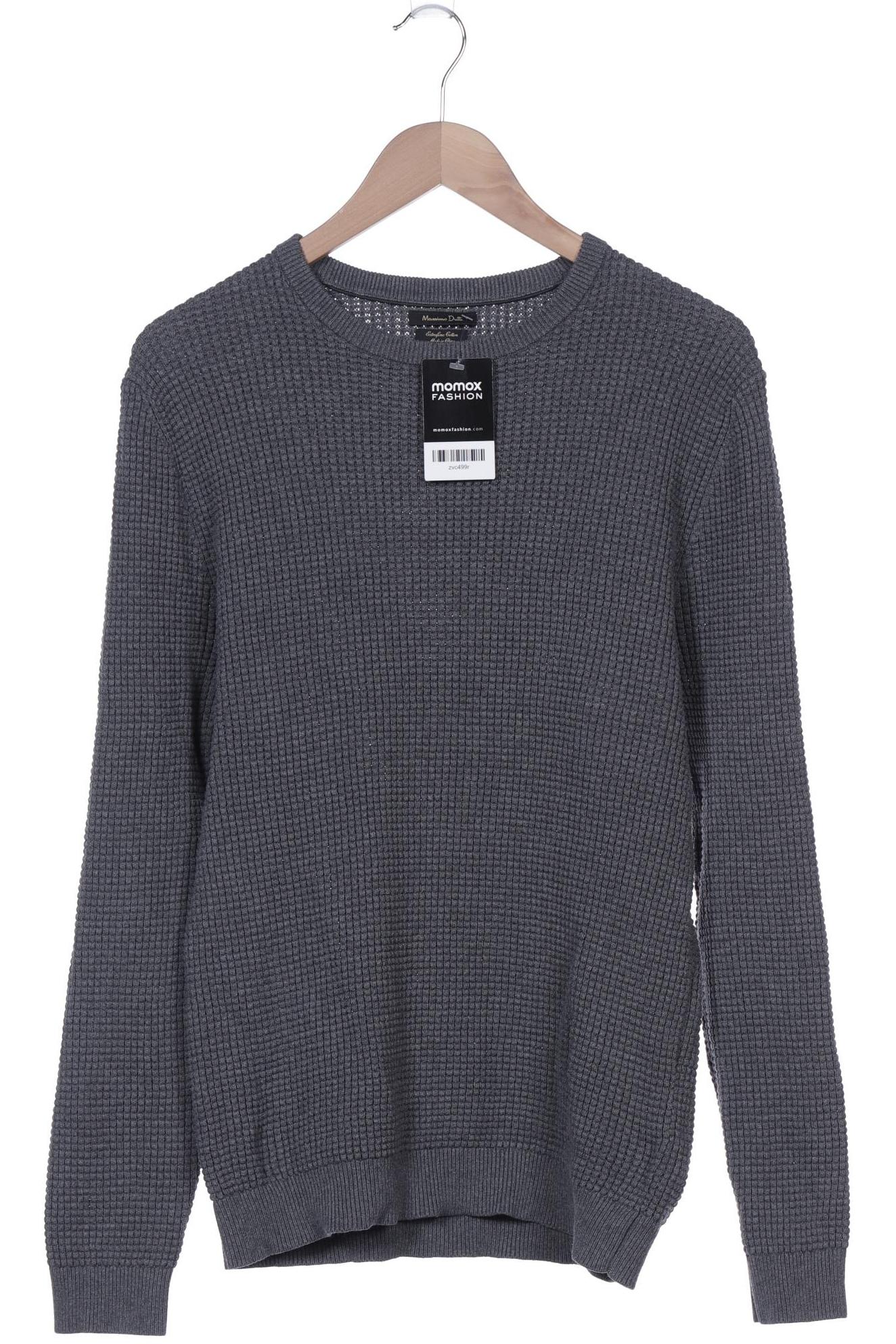 

Massimo Dutti Herren Pullover, grau, Gr. 52