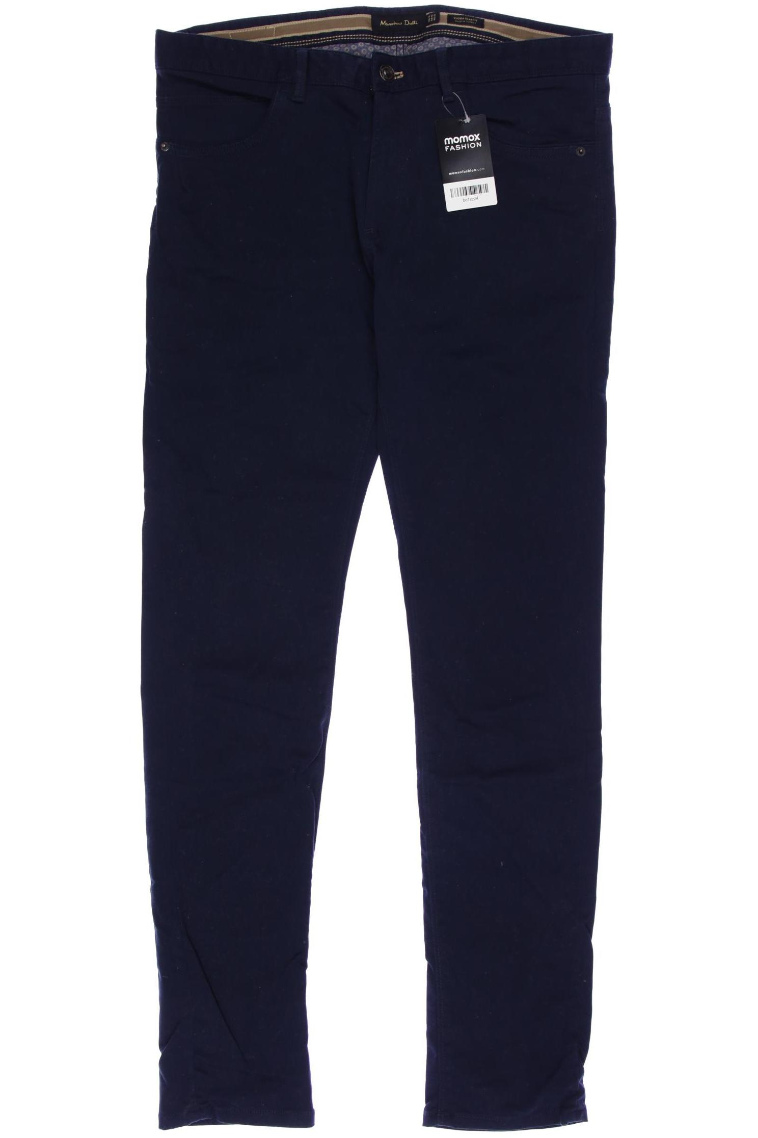 

Massimo Dutti Herren Stoffhose, marineblau, Gr. 32