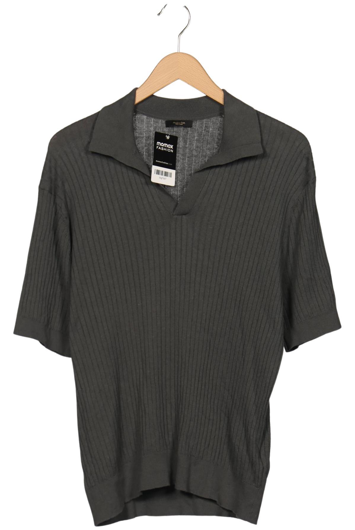 

Massimo Dutti Herren Poloshirt, grau, Gr. 52