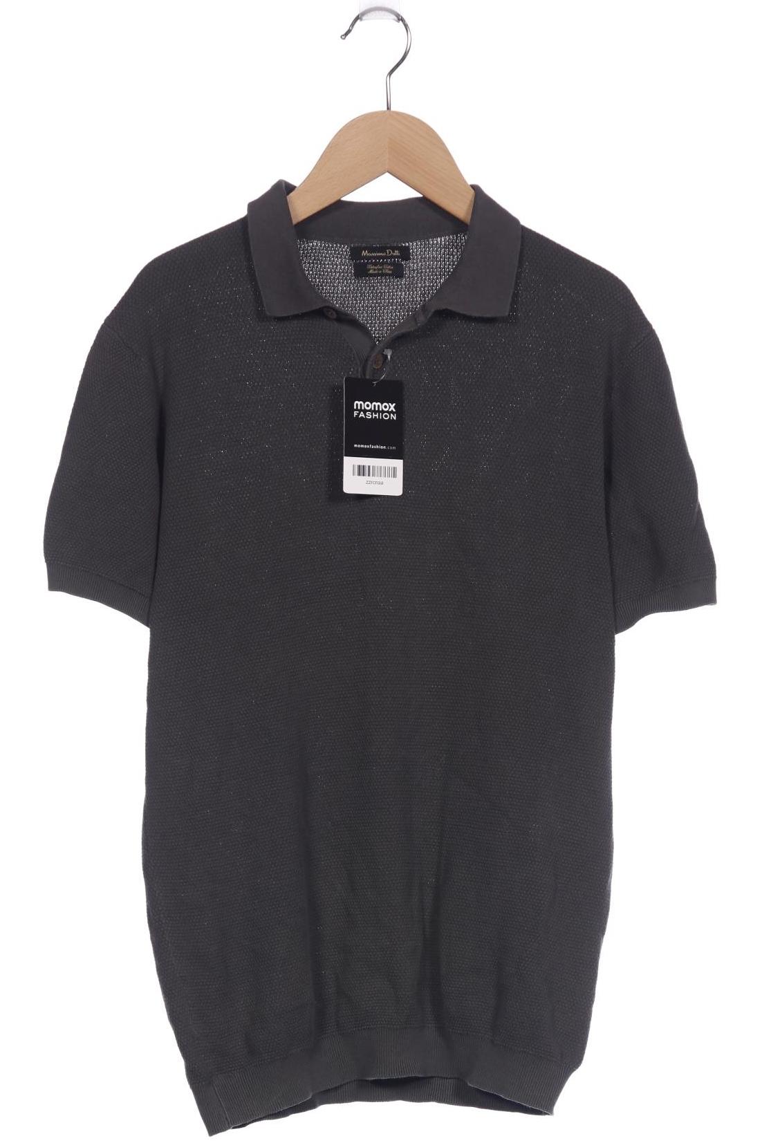 

Massimo Dutti Herren Poloshirt, grau, Gr. 48