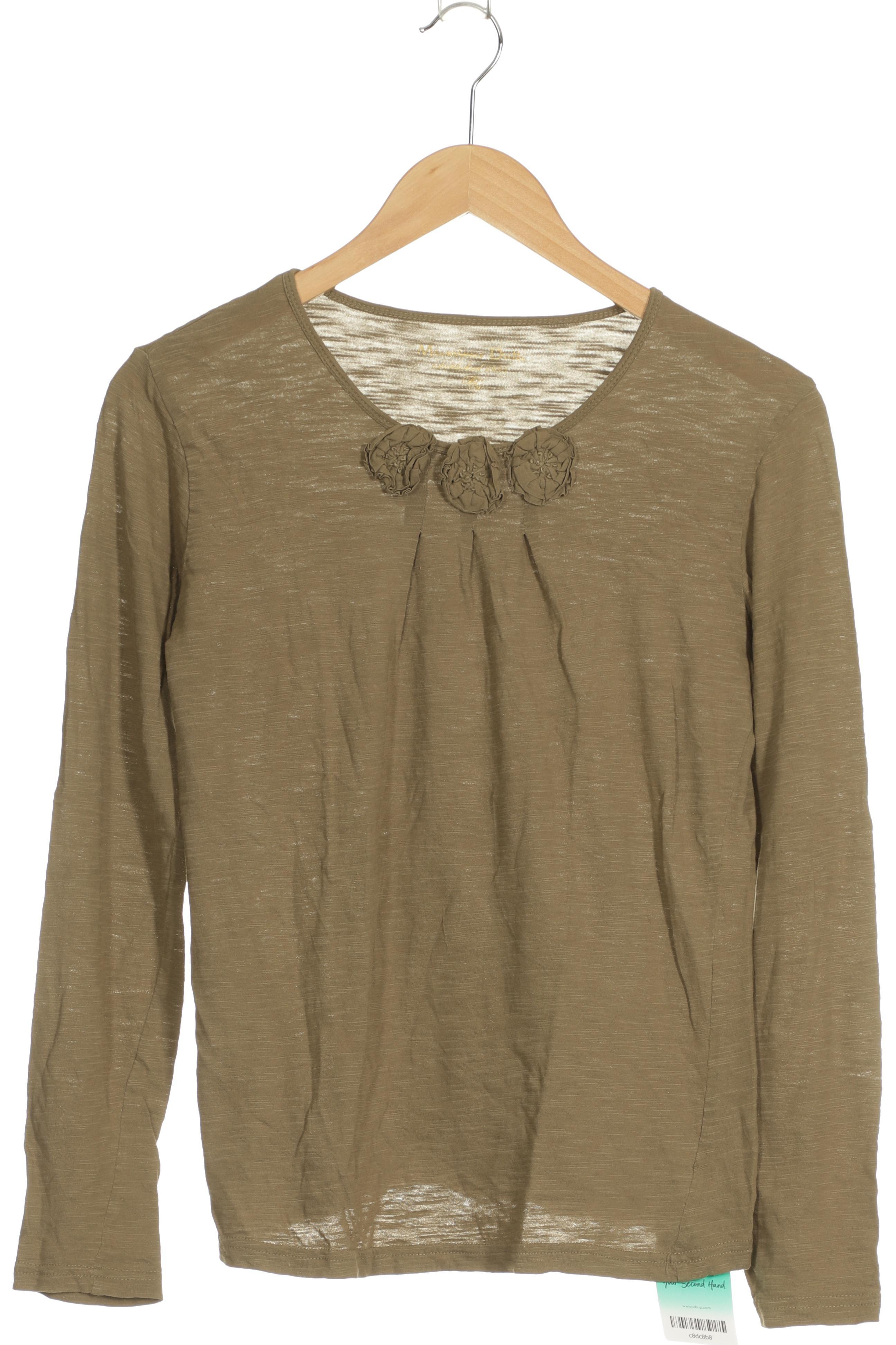 

Massimo Dutti Damen Langarmshirt, grün, Gr. 170
