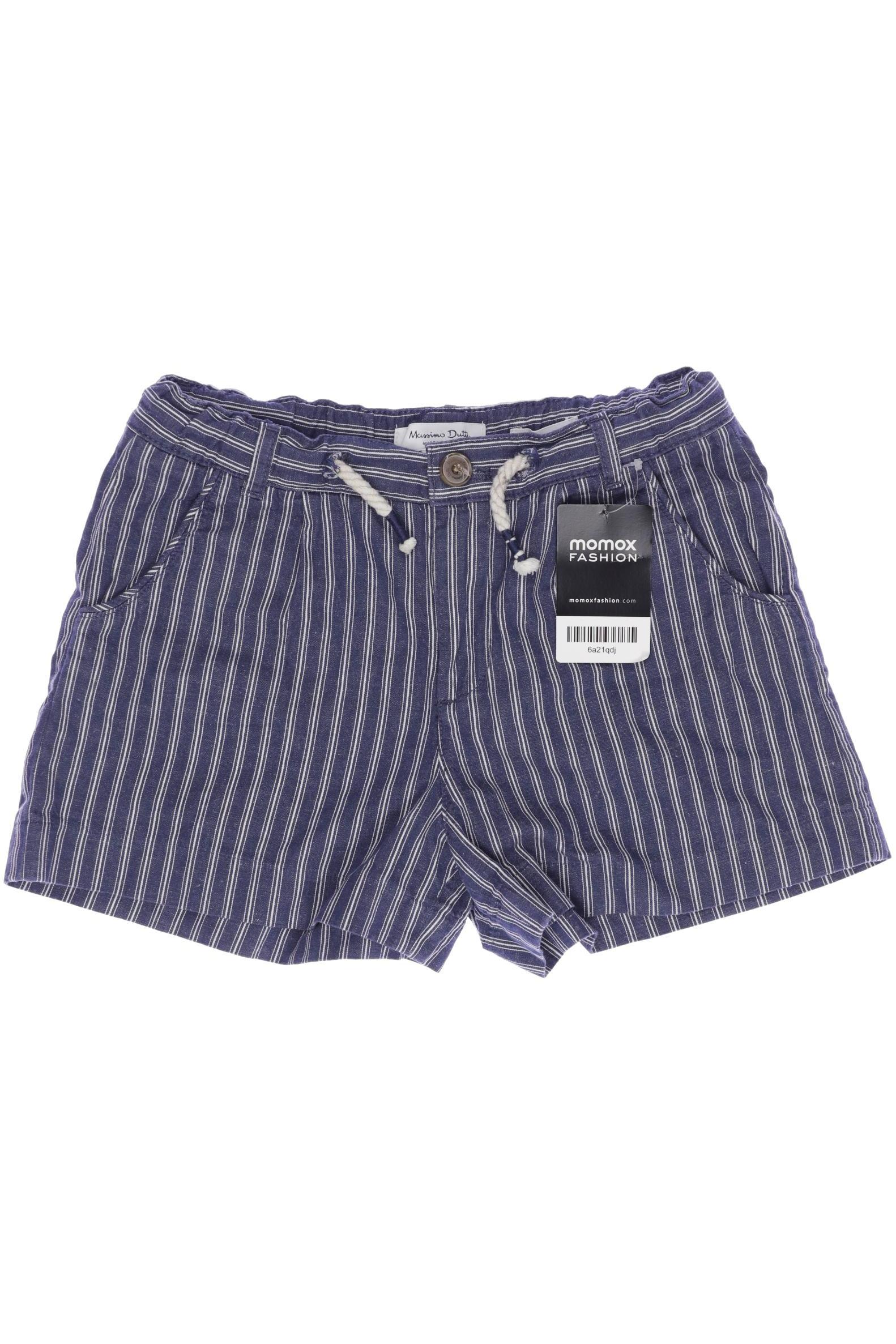 

Massimo Dutti Damen Shorts, marineblau, Gr. 146