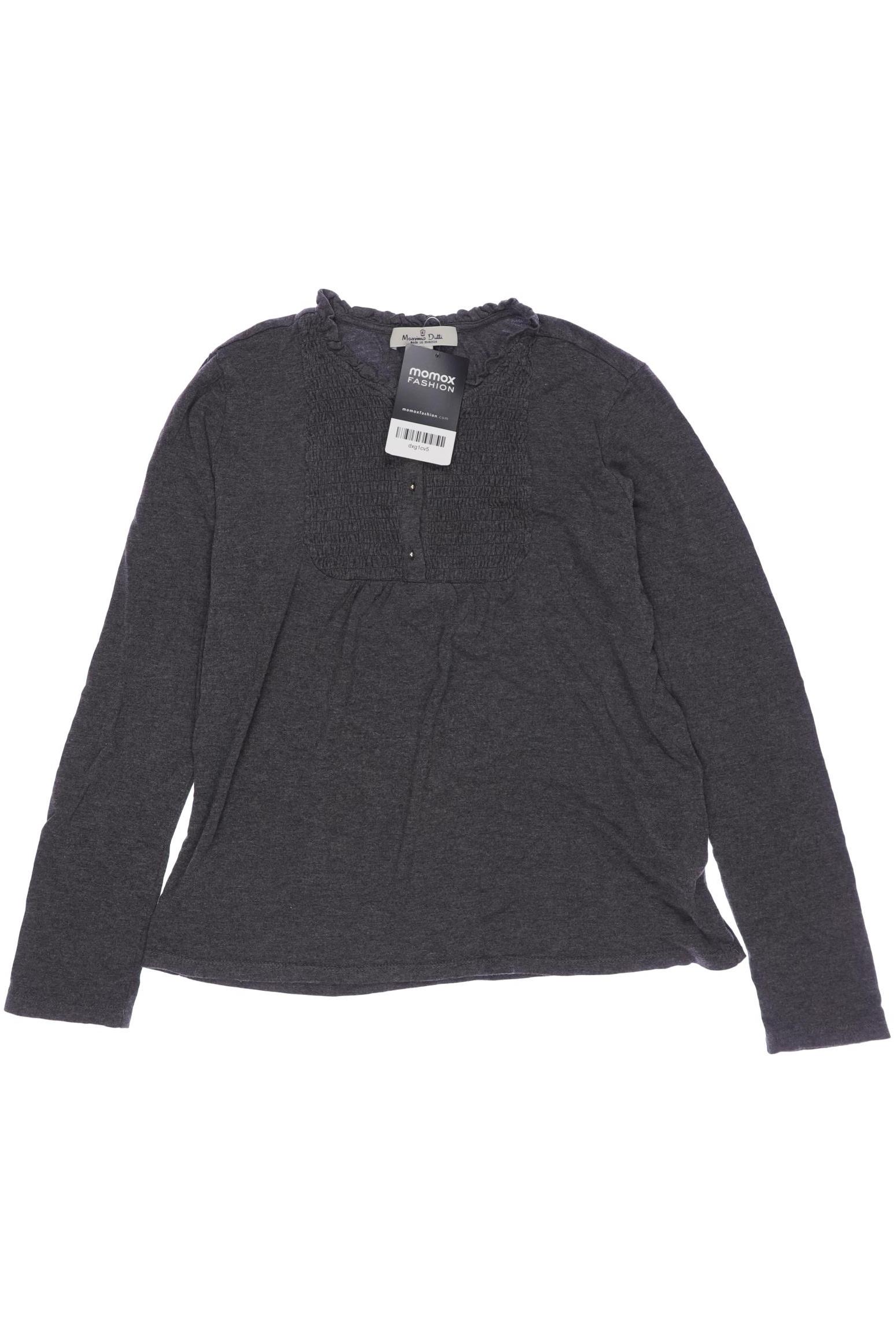 

Massimo Dutti Damen Langarmshirt, grau, Gr. 146