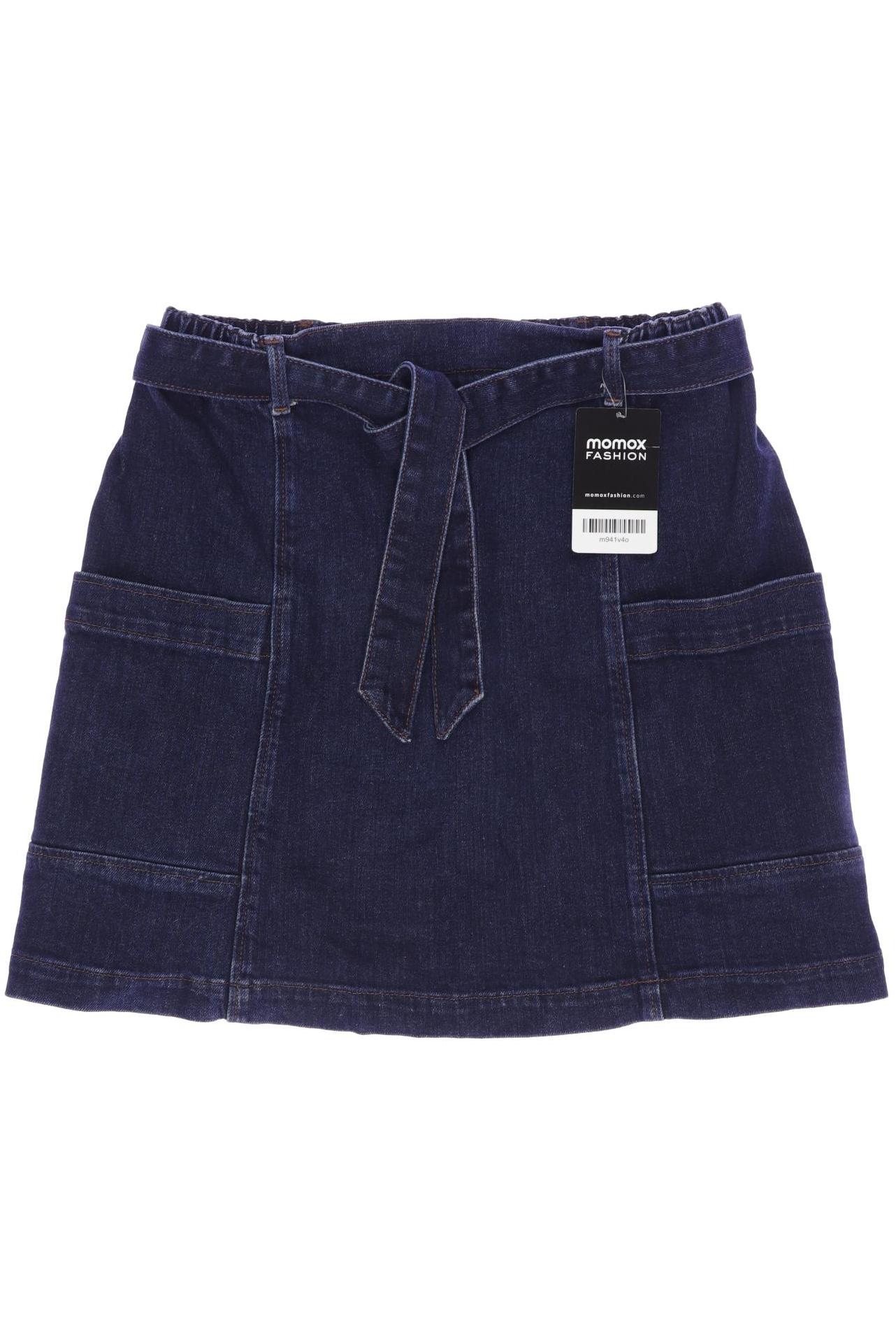 

Massimo Dutti Damen Rock, marineblau, Gr. 164