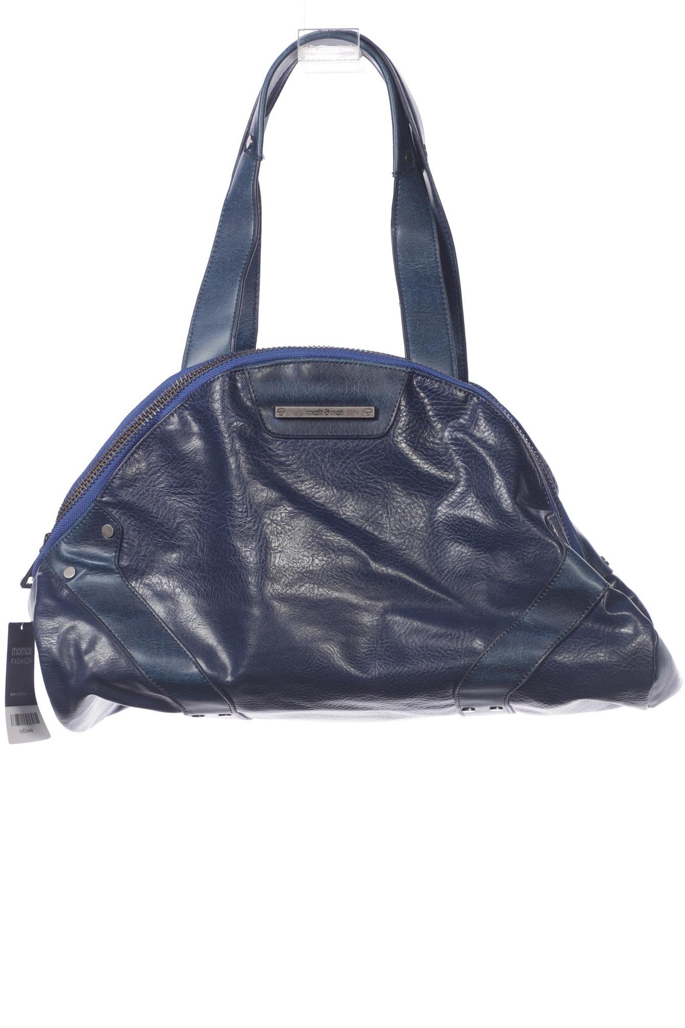 

Matt Nat Damen Handtasche, marineblau