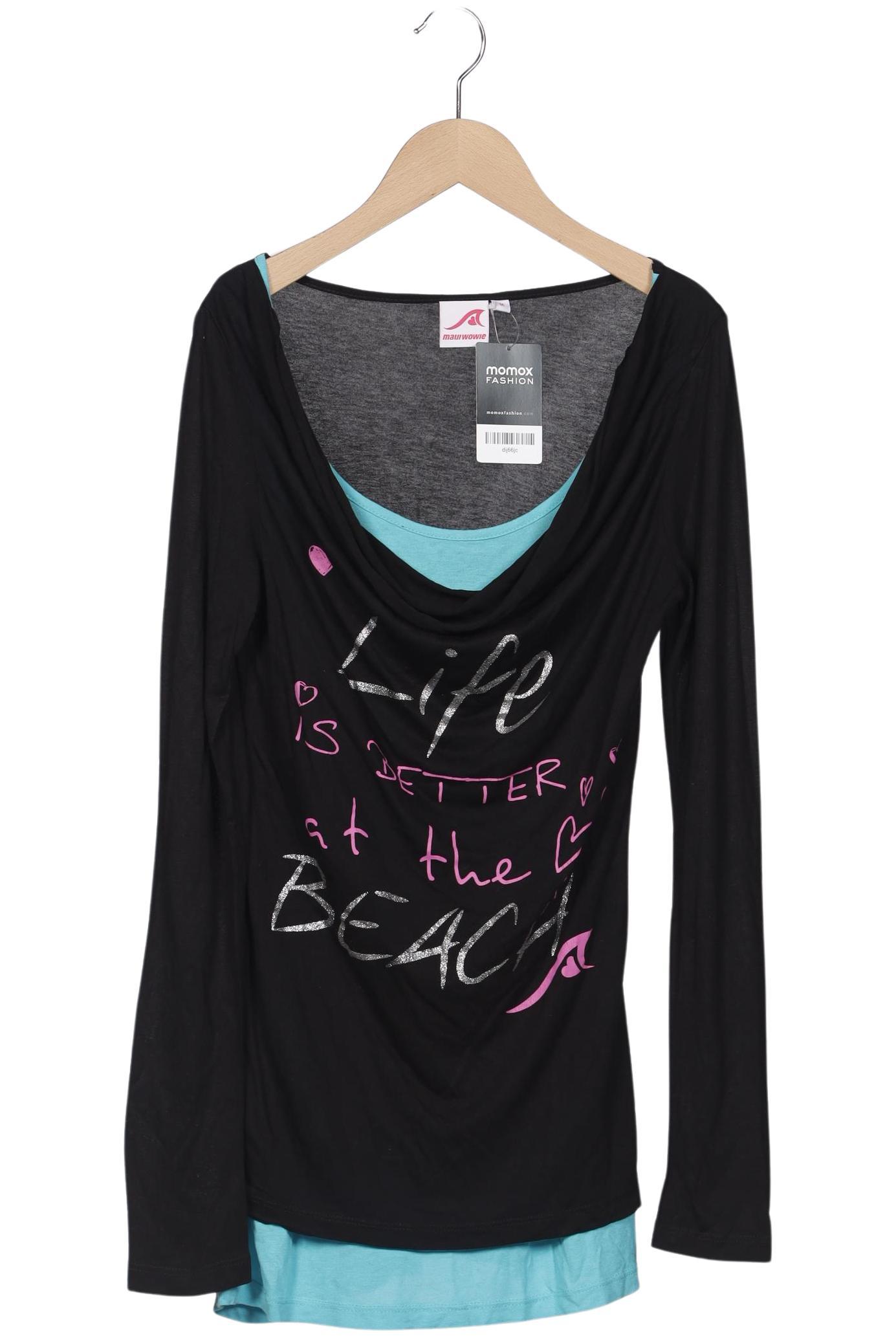 

Maui Wowie Damen Langarmshirt, schwarz, Gr. 38