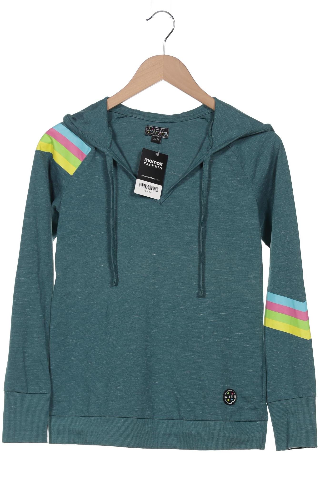 

Maui Wowie Damen Kapuzenpullover, türkis, Gr. 34