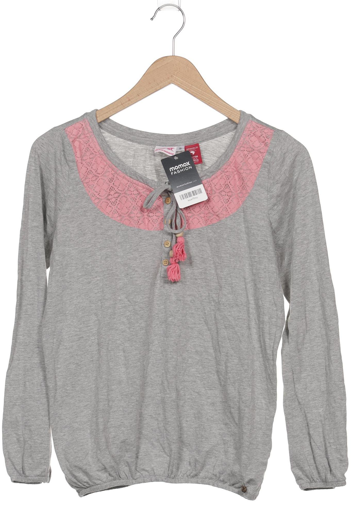 

Maui Wowie Damen Langarmshirt, grau, Gr. 36
