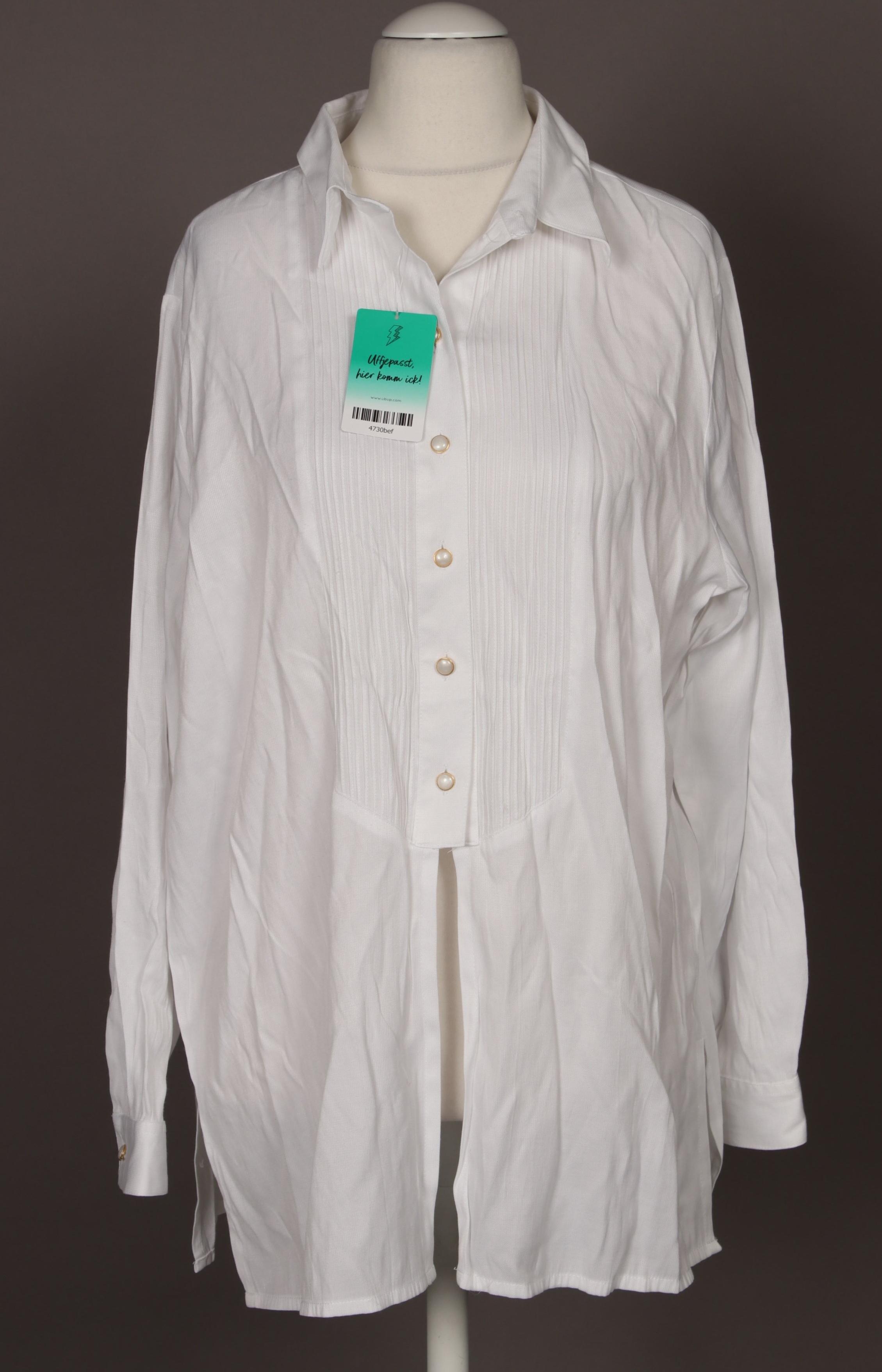 

Mauritius Damen Bluse, weiß, Gr.