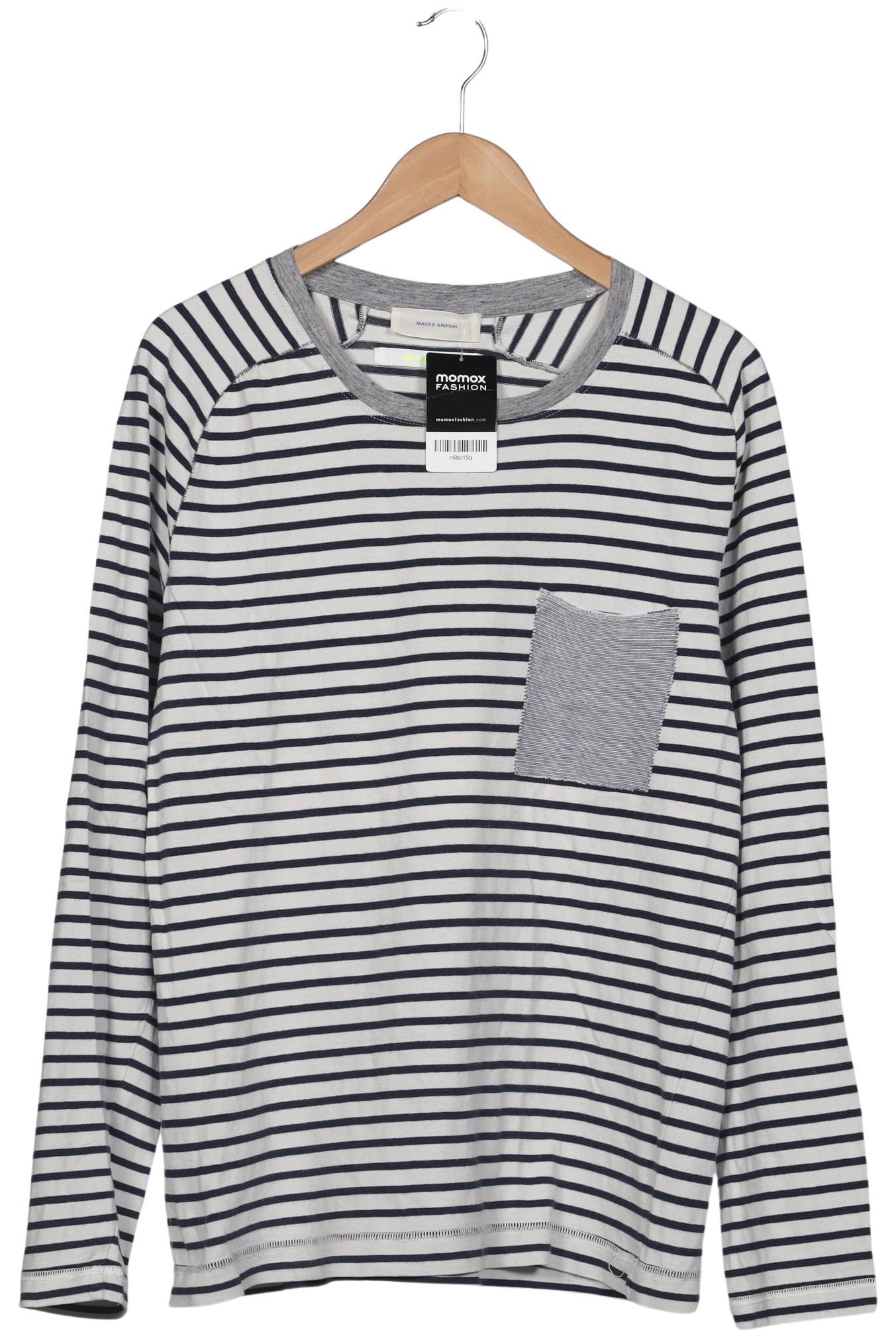 

Mauro Grifoni Herren Langarmshirt, weiß, Gr. 52