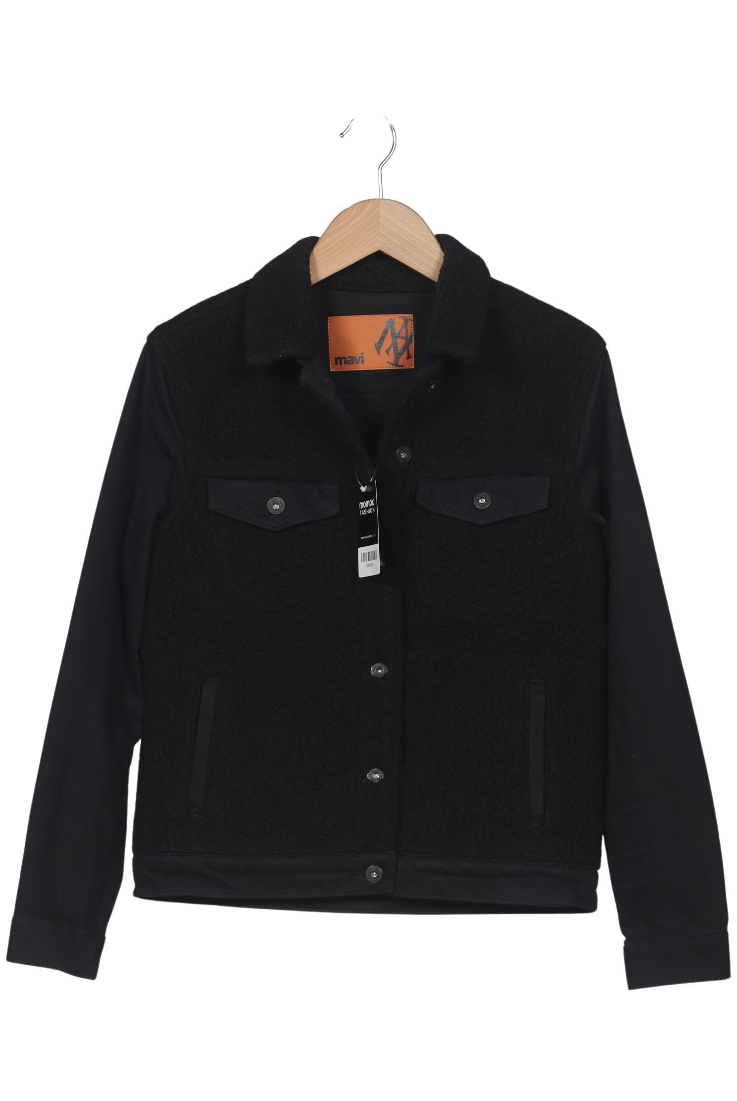 

mavi Damen Jacke, schwarz, Gr. 36