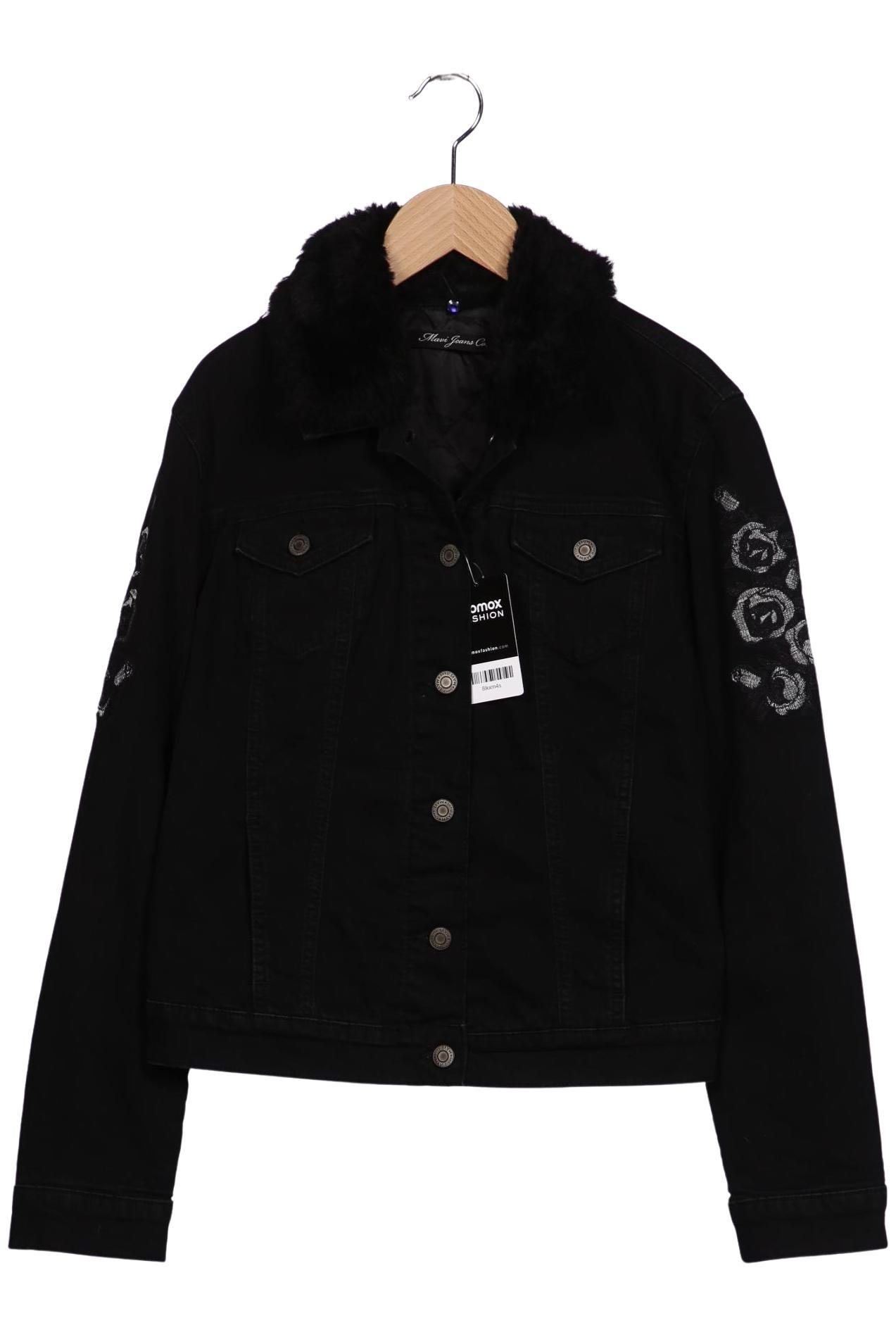 

mavi Damen Jacke, schwarz, Gr. 38