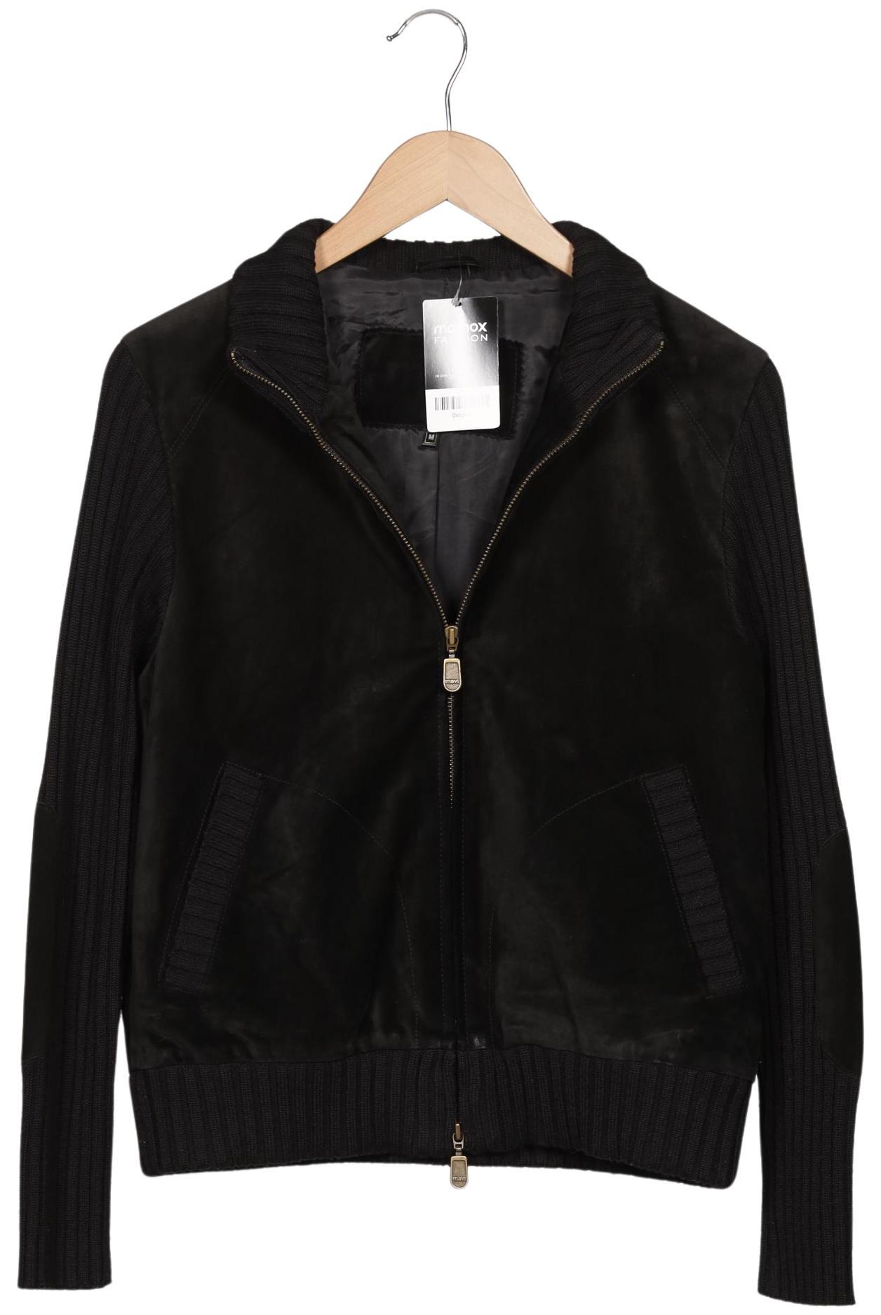 

mavi Damen Jacke, schwarz, Gr. 38