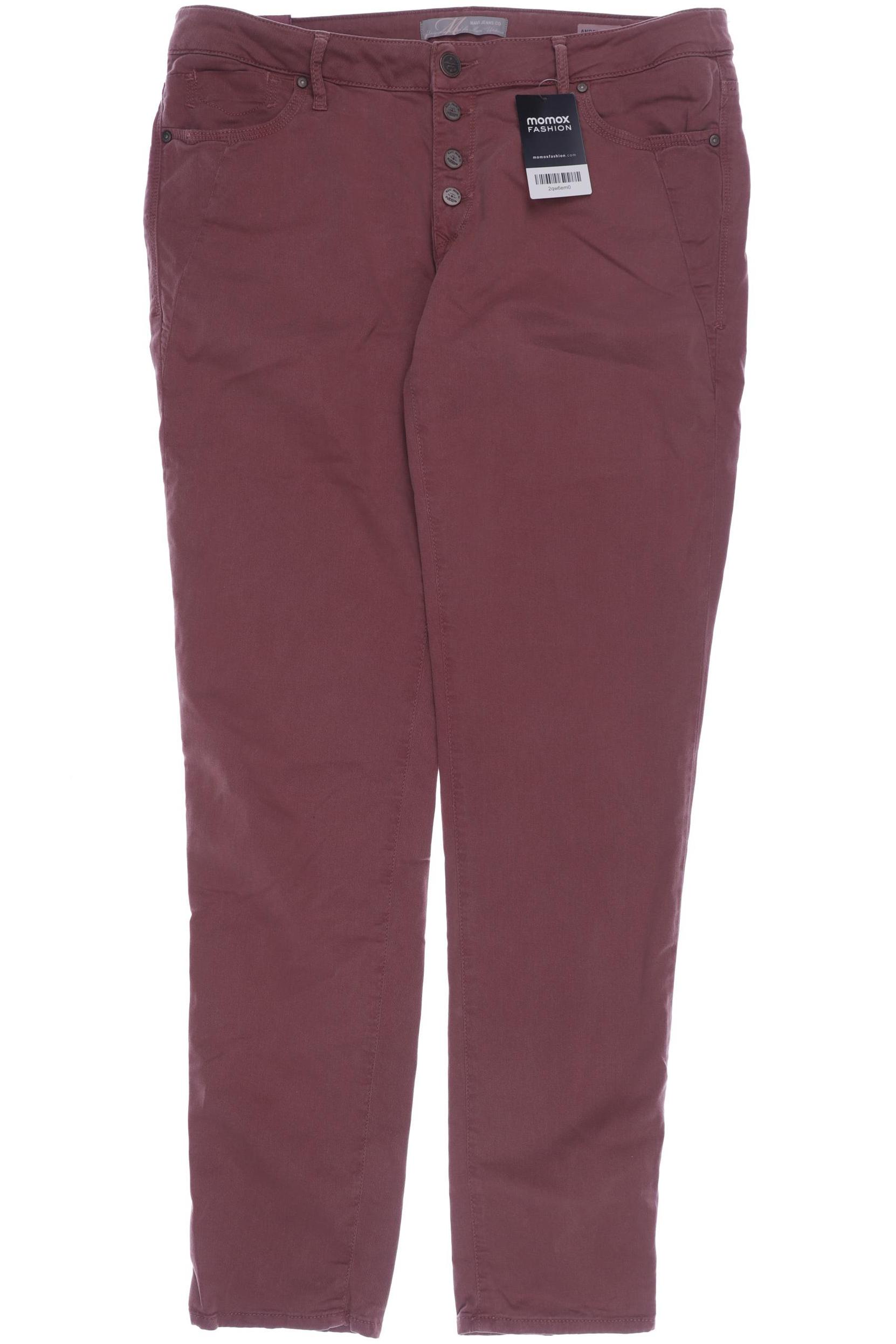 

mavi Damen Jeans, bordeaux, Gr. 32