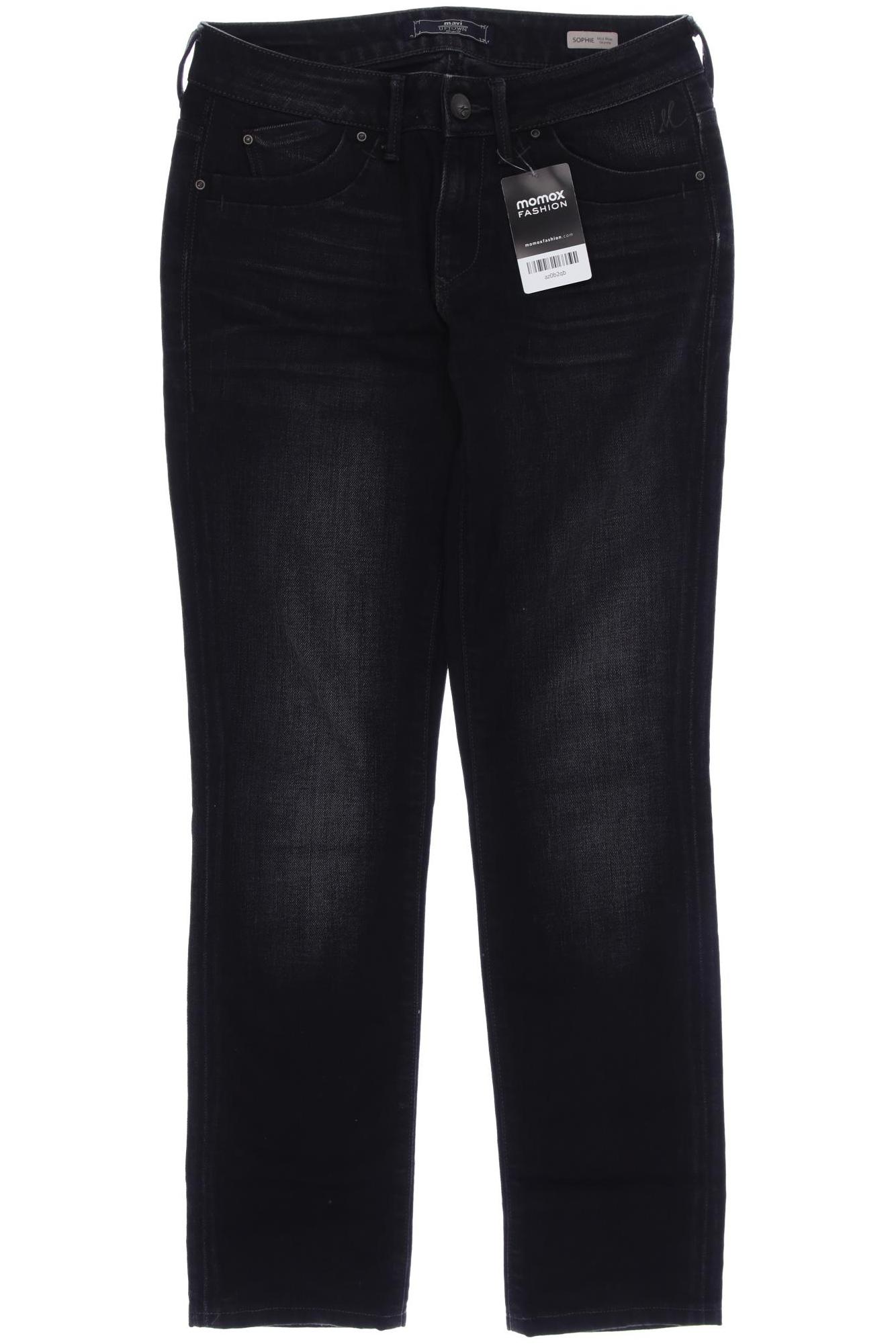

mavi Damen Jeans, schwarz, Gr. 27