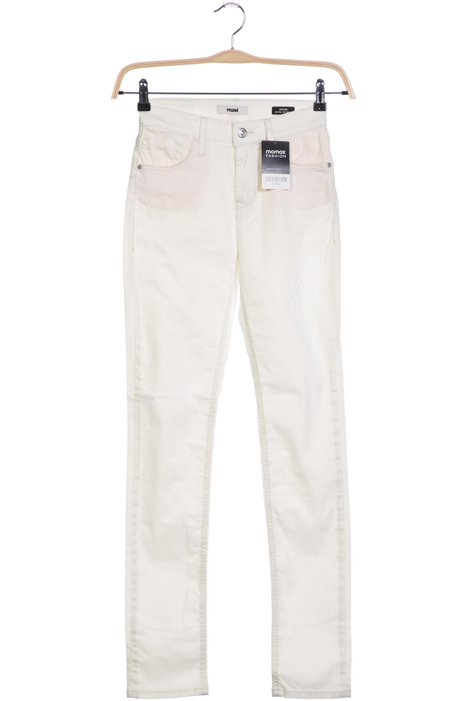 

mavi Damen Jeans, weiß, Gr. 25