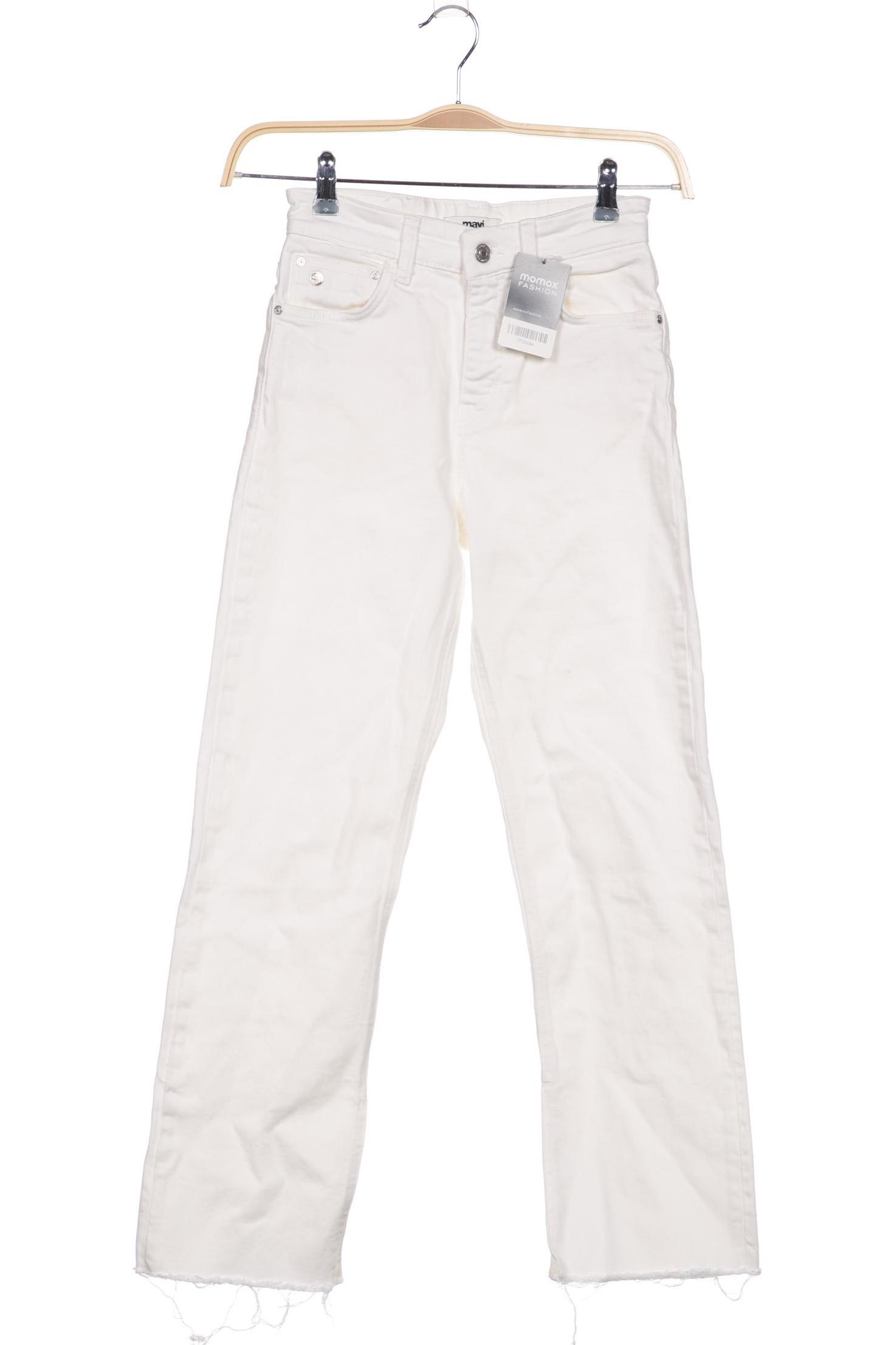 

mavi Damen Jeans, weiß, Gr. 24