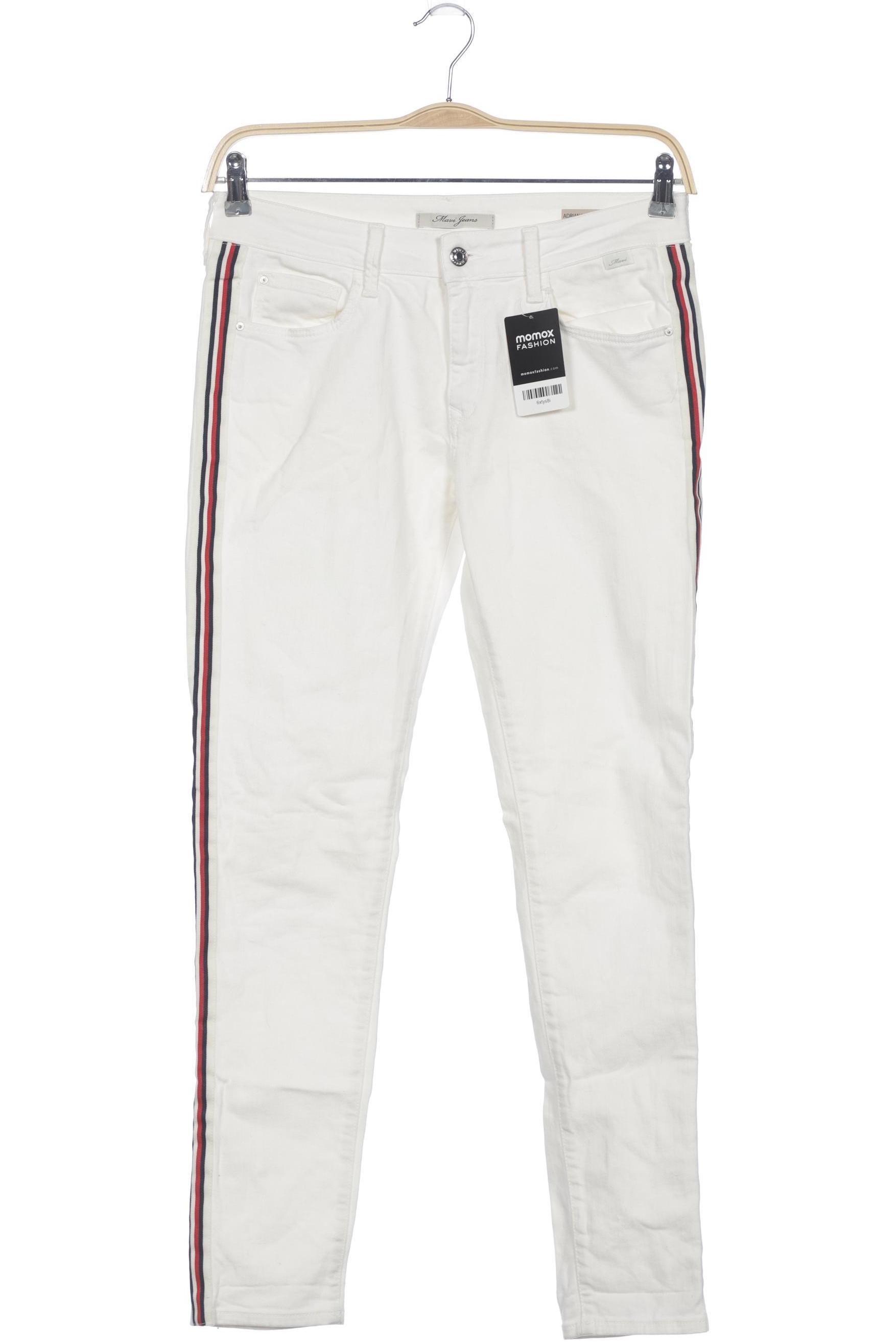 

mavi Damen Jeans, cremeweiß, Gr. 30