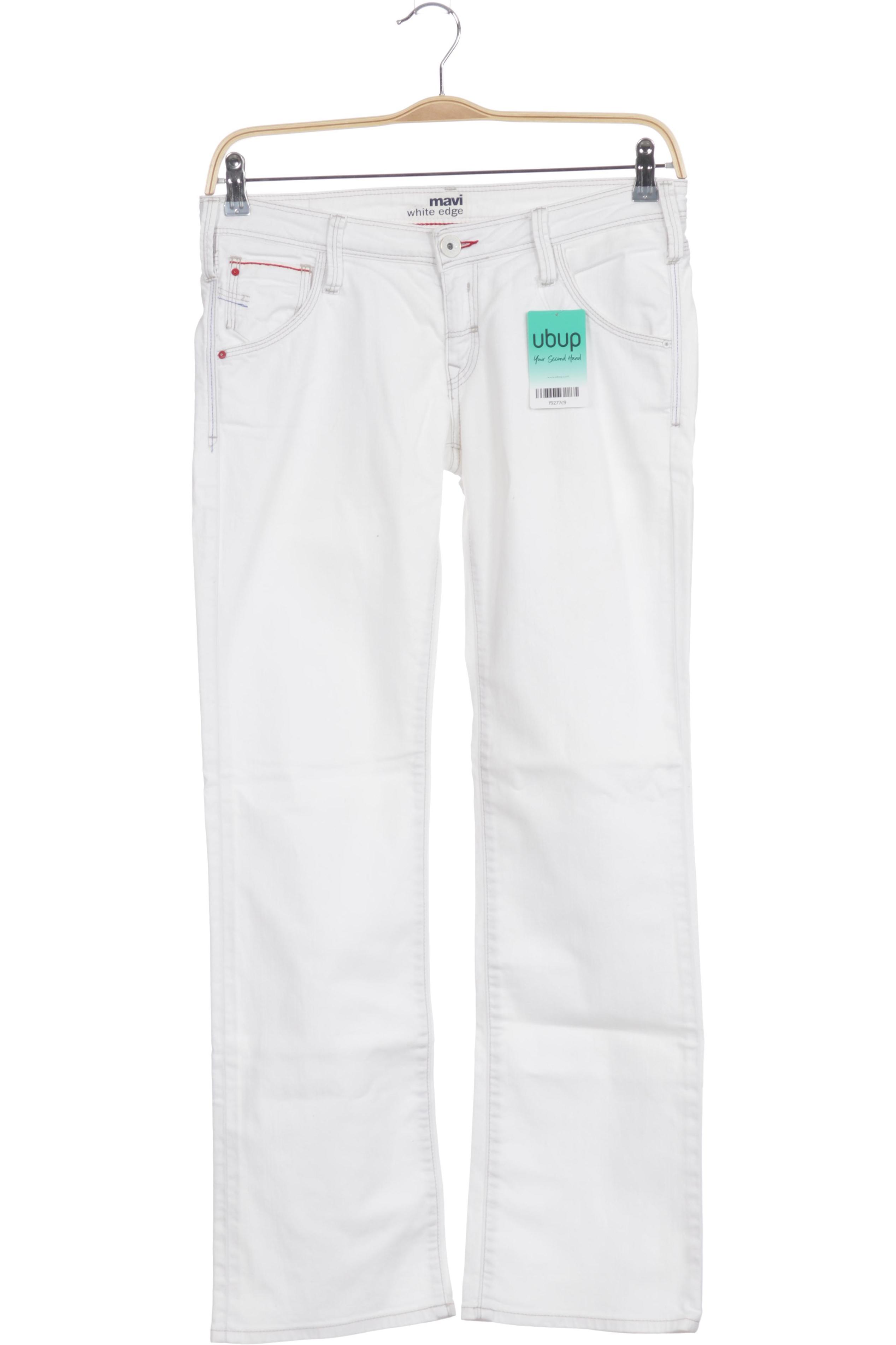 

mavi Damen Jeans, beige, Gr. 30