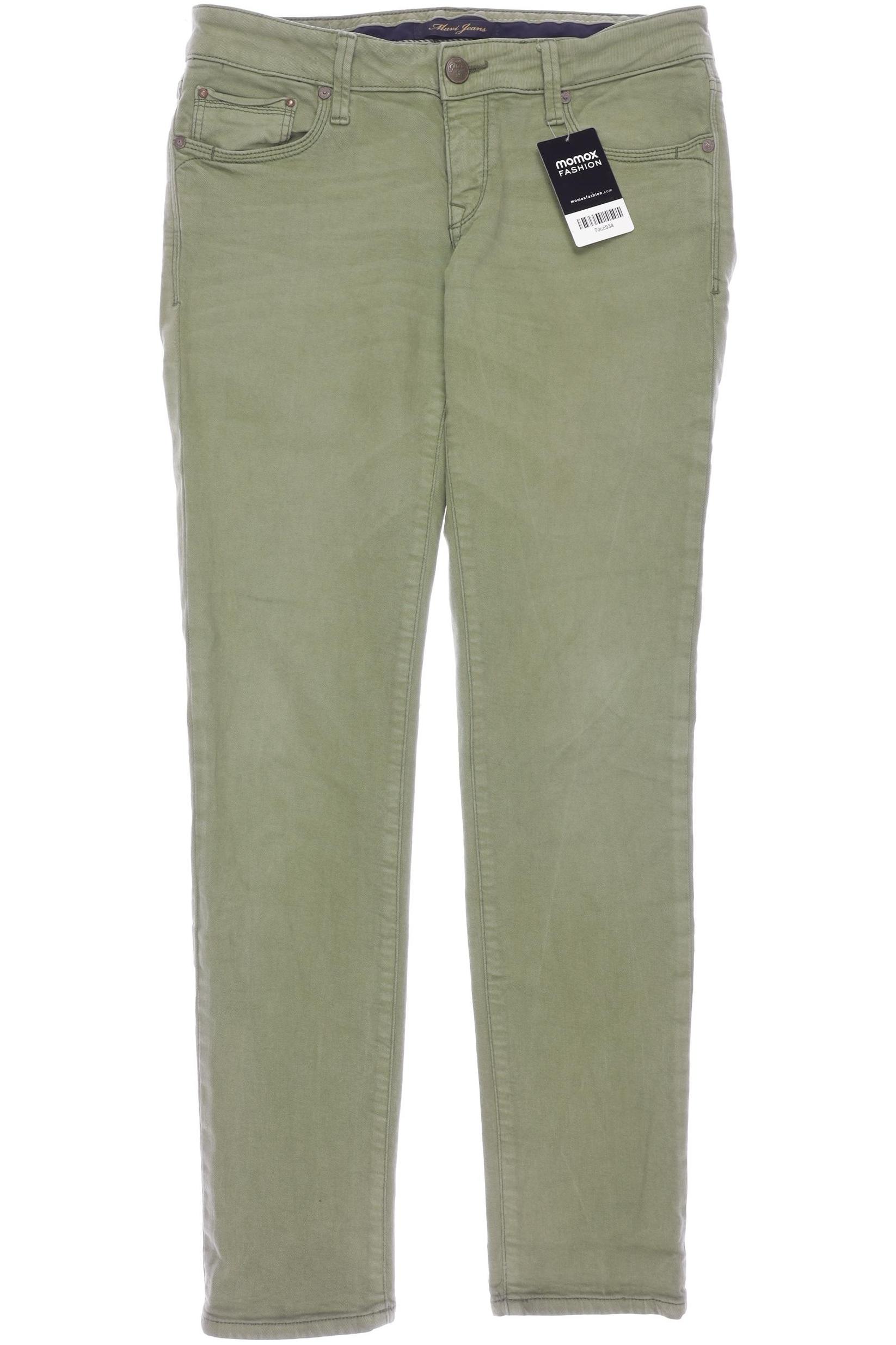 

mavi Damen Jeans, grün, Gr. 30