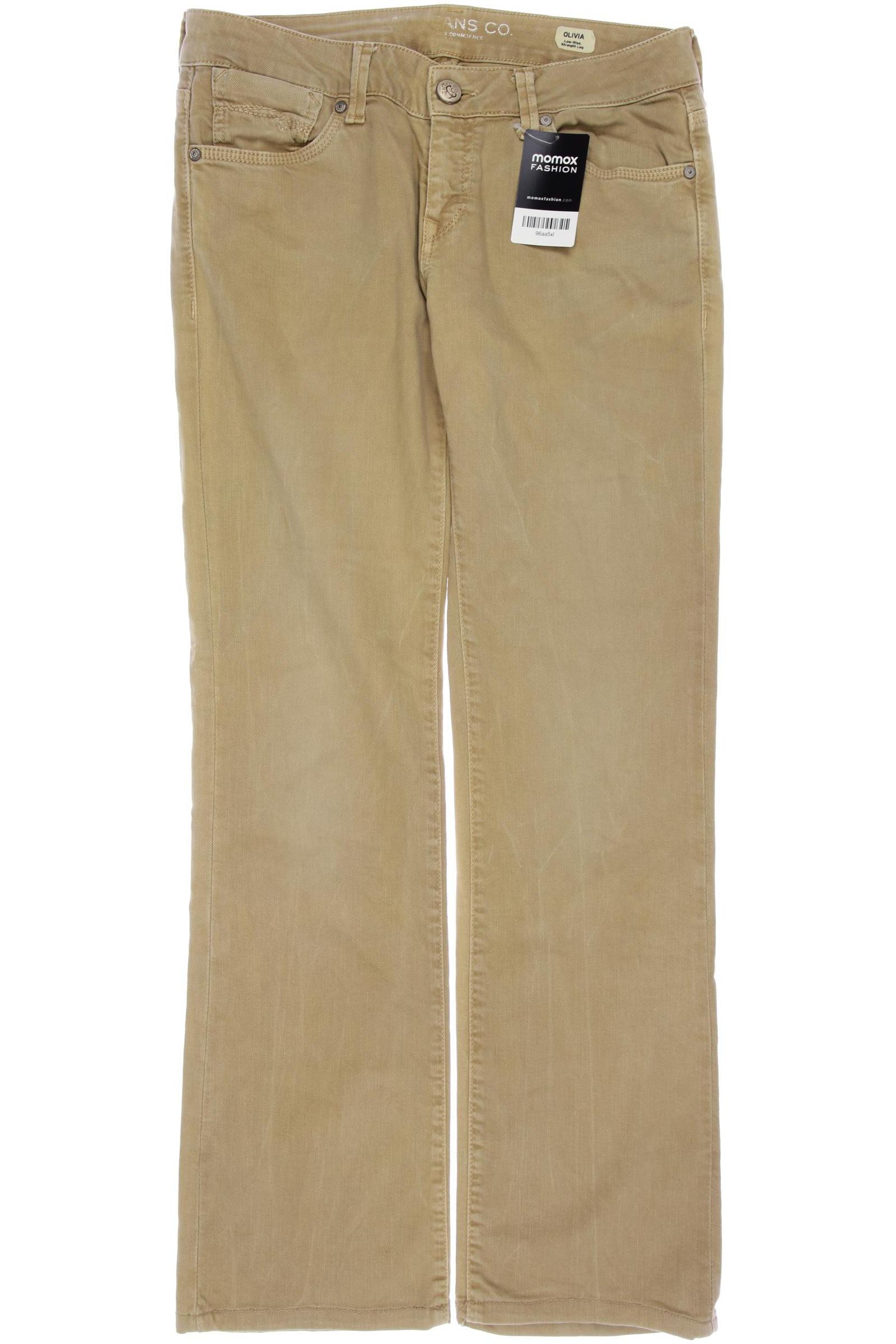 

mavi Damen Jeans, beige, Gr. 30