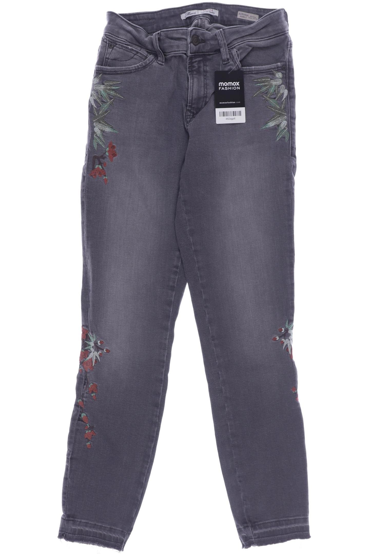 

mavi Damen Jeans, grau, Gr. 25
